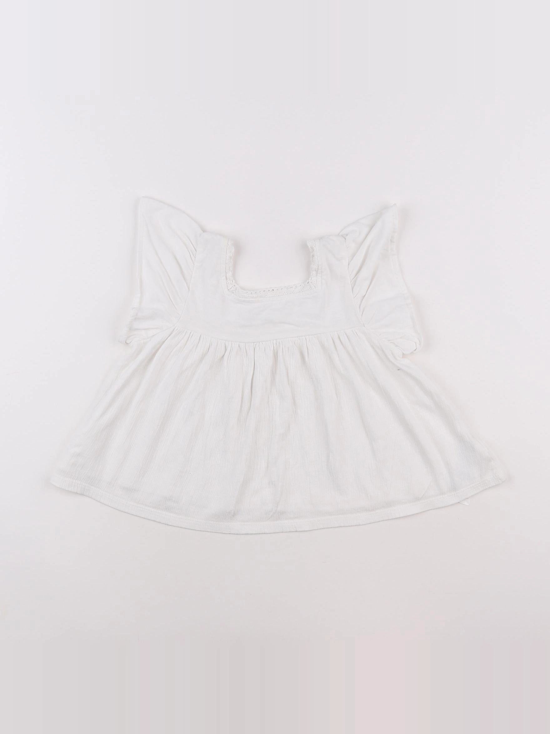 Vertbaudet - tee-shirt jaune - 4 ans