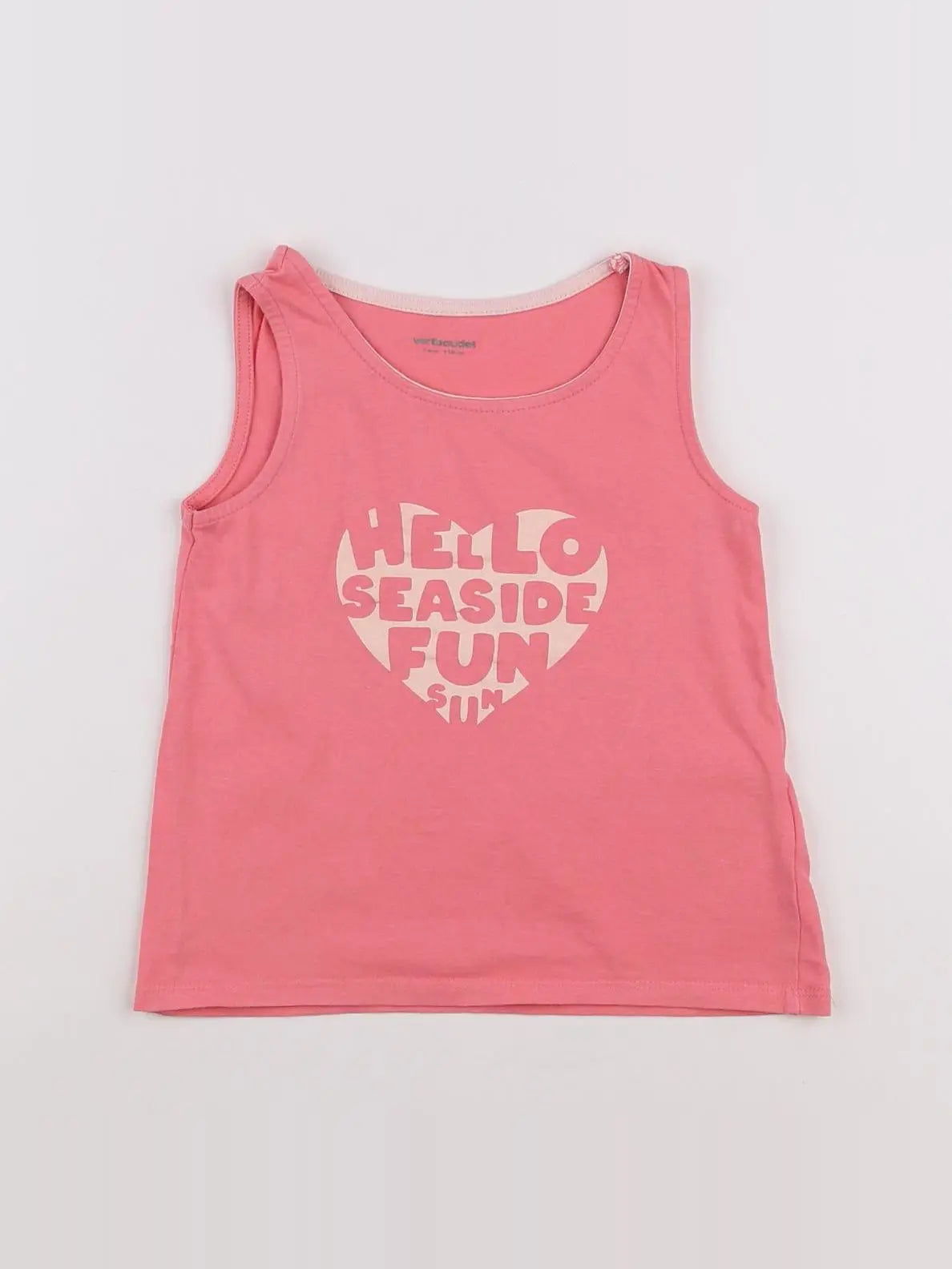 Vertbaudet - débardeur rose - 5 ans