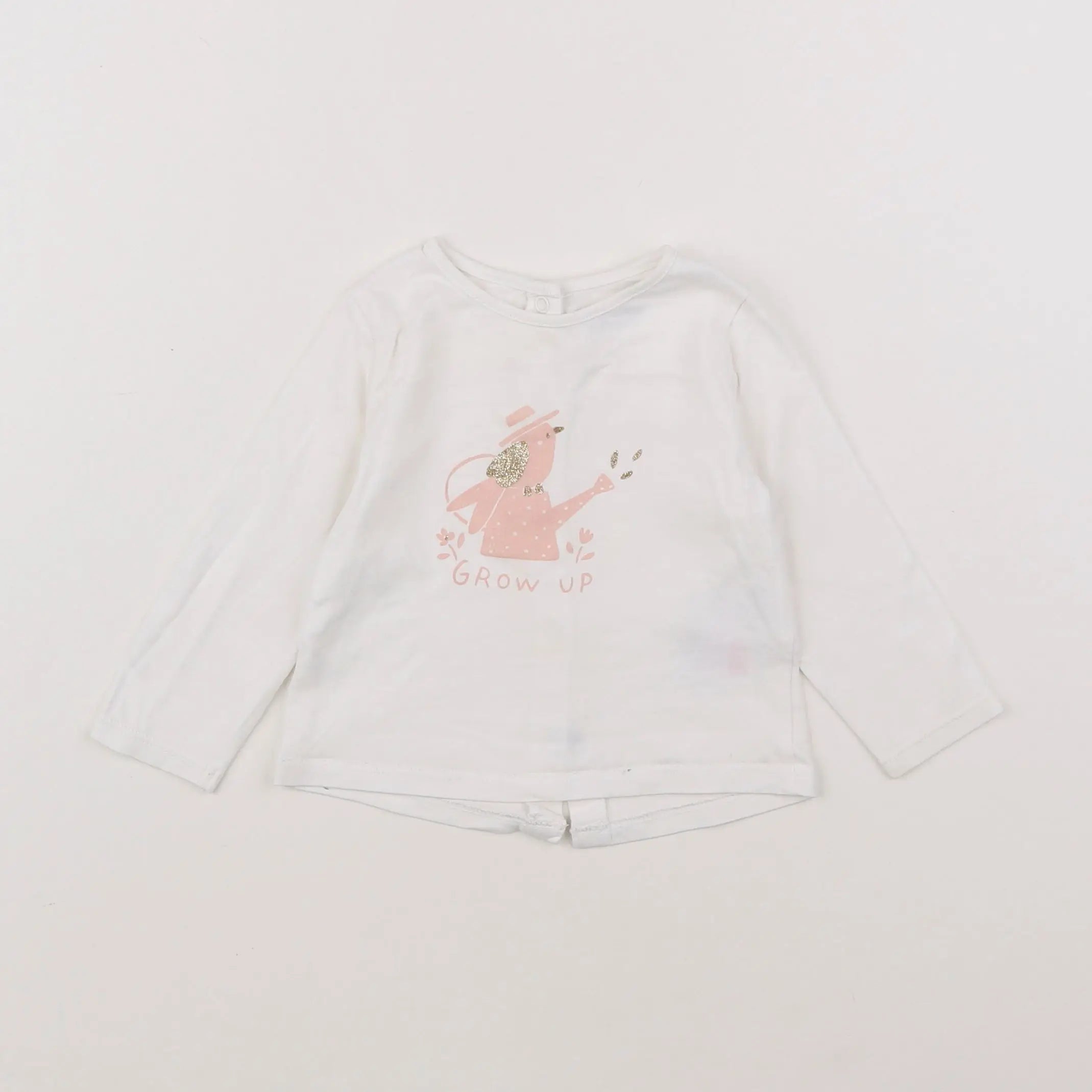 Vertbaudet - tee-shirt beige - 6 mois