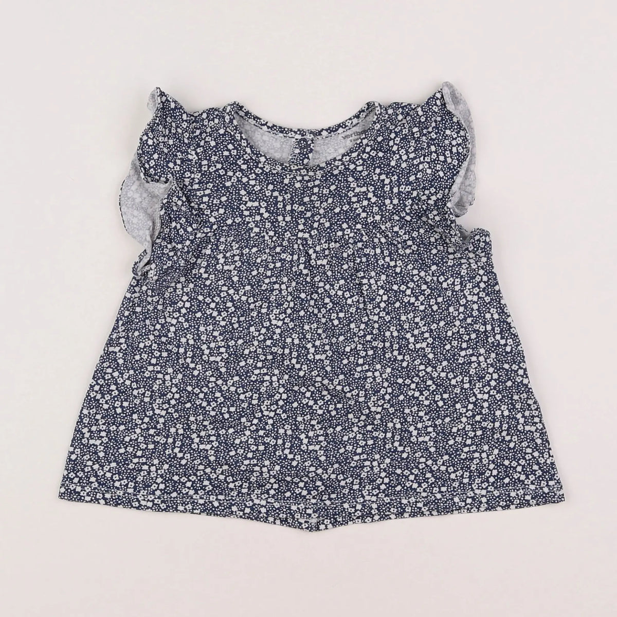 Vertbaudet - tee-shirt bleu - 2 ans