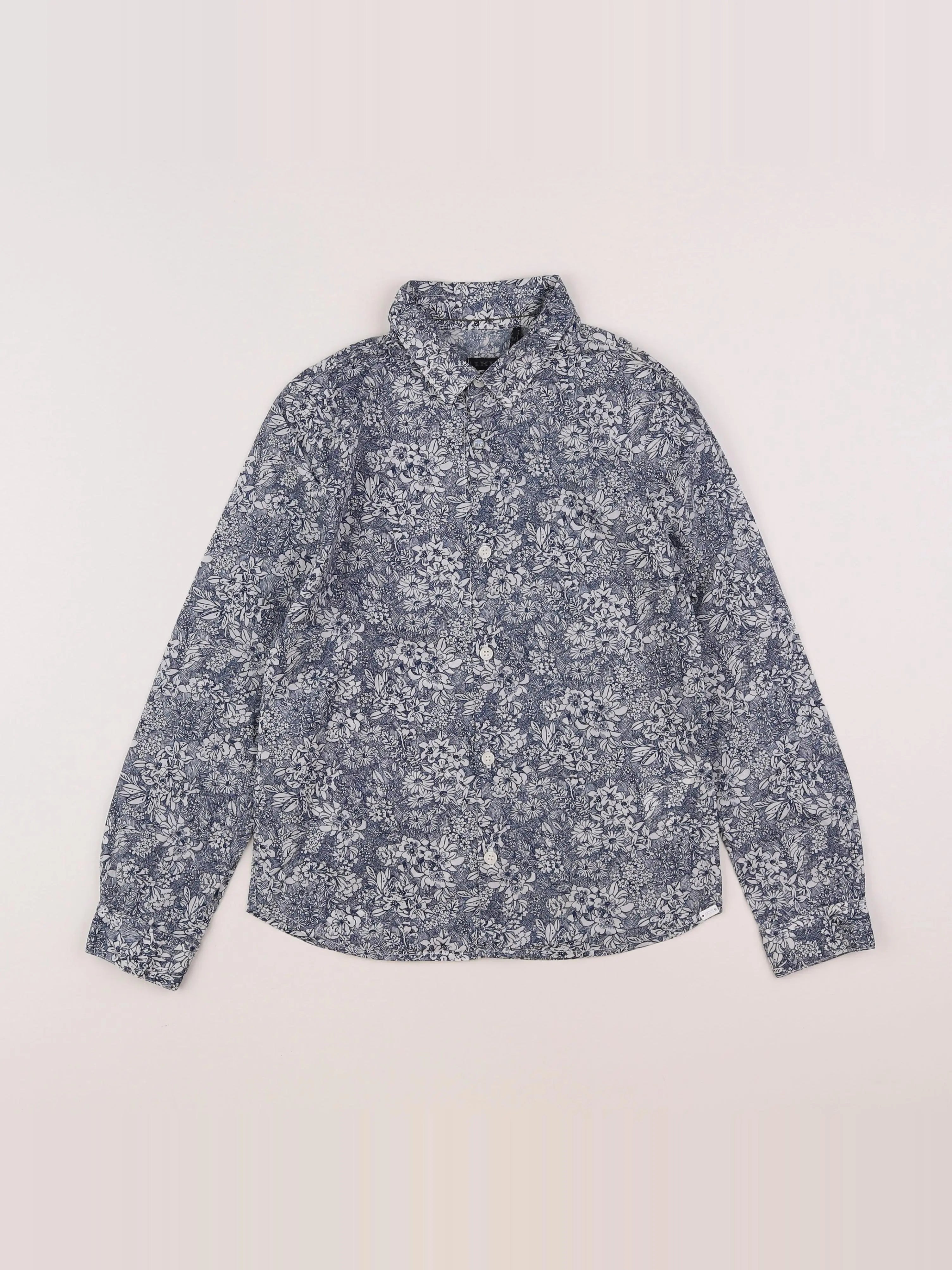 IKKS - chemise bleu - 8 ans