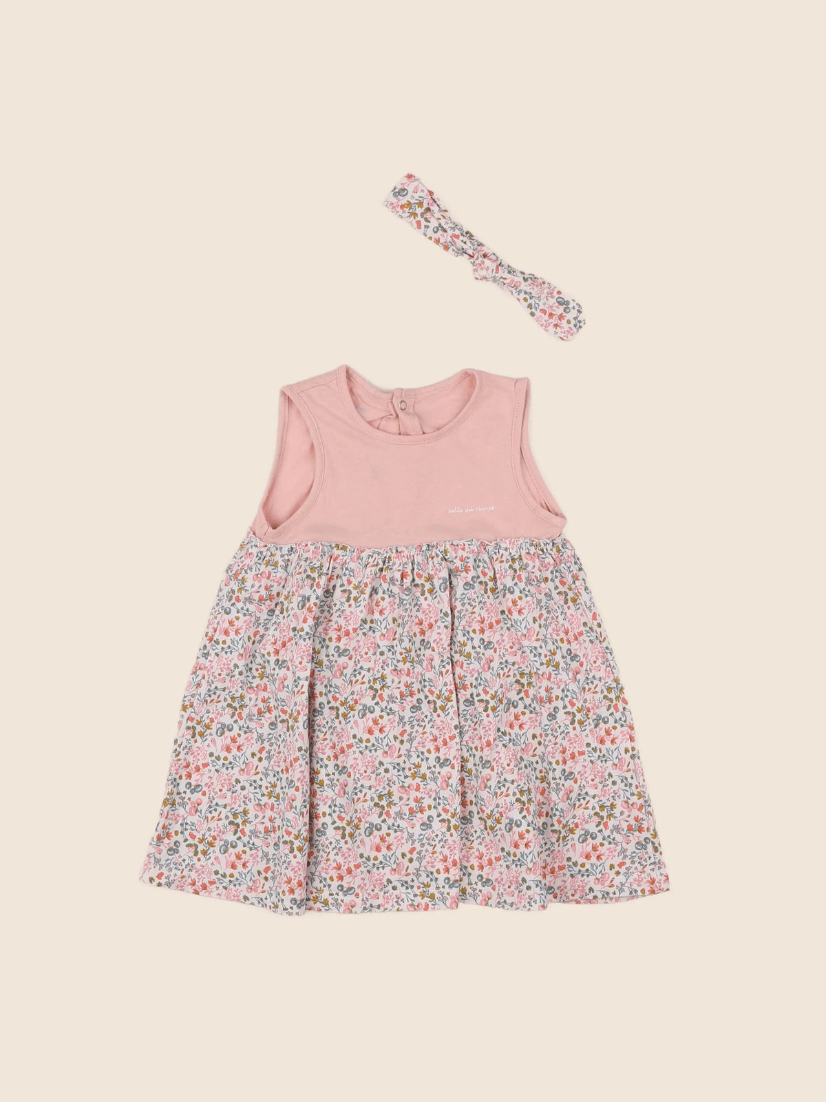 Vertbaudet - robe rose - 12 mois