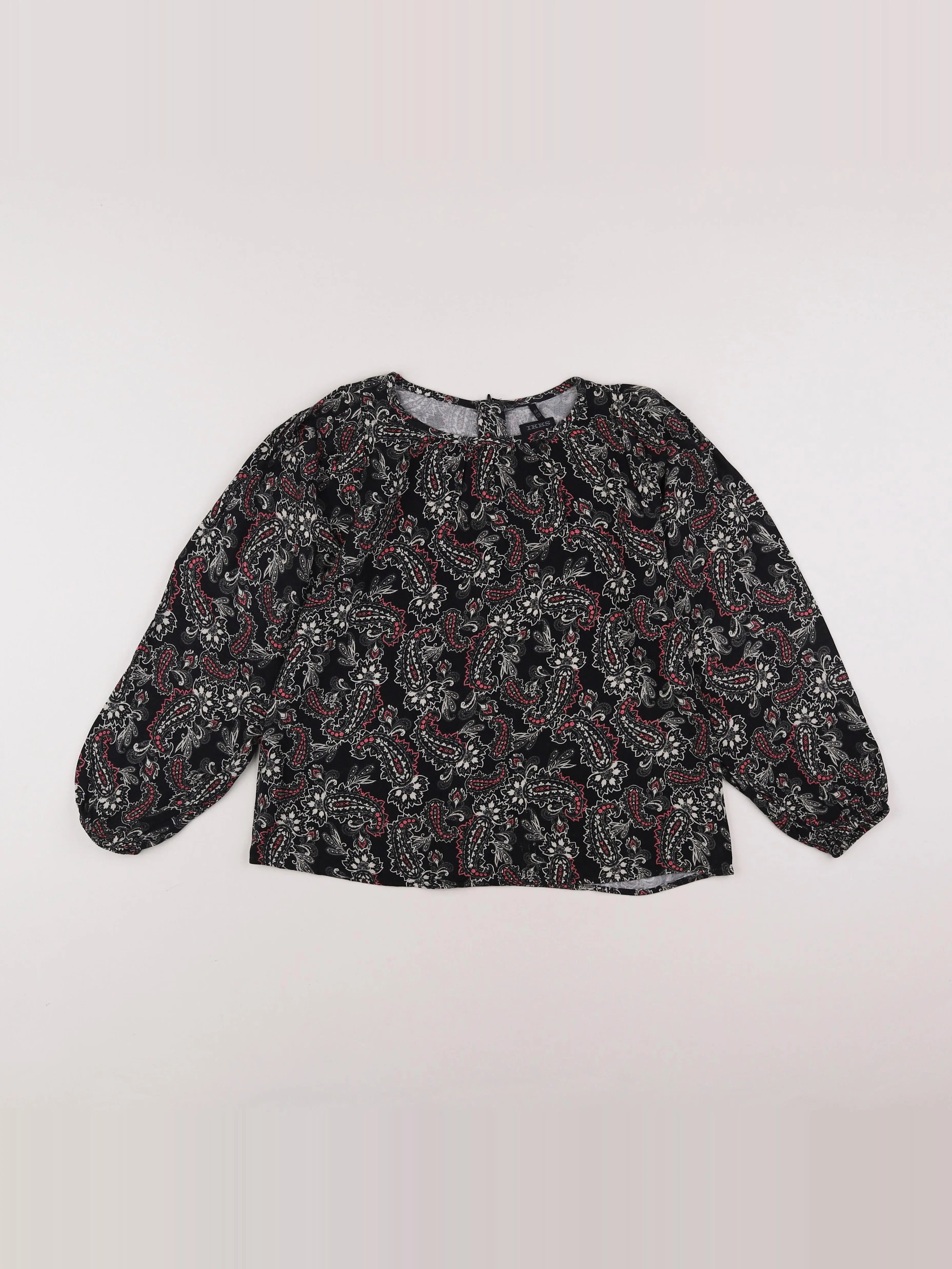 IKKS - blouse noir - 8 ans