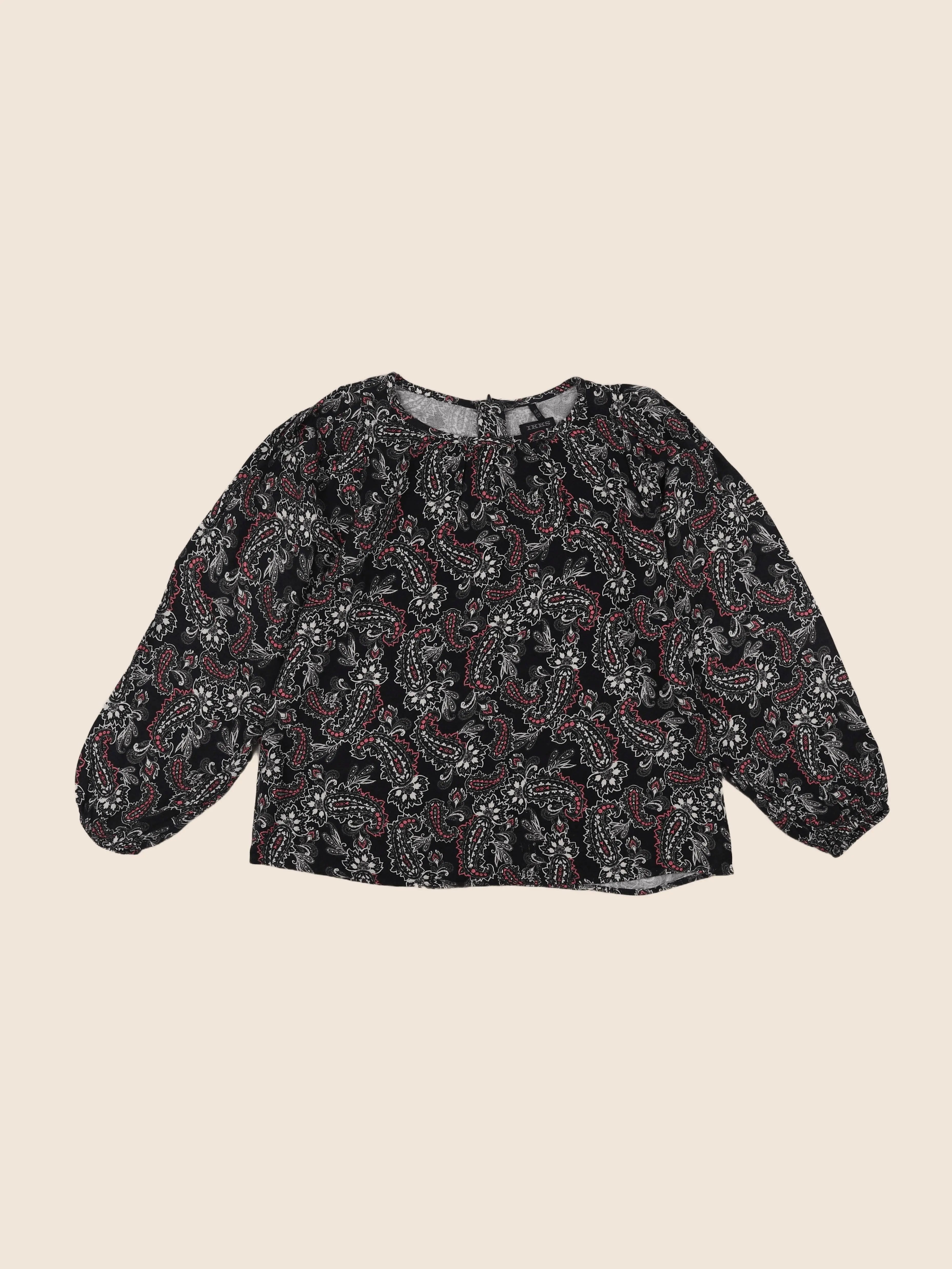 IKKS - blouse noir - 8 ans