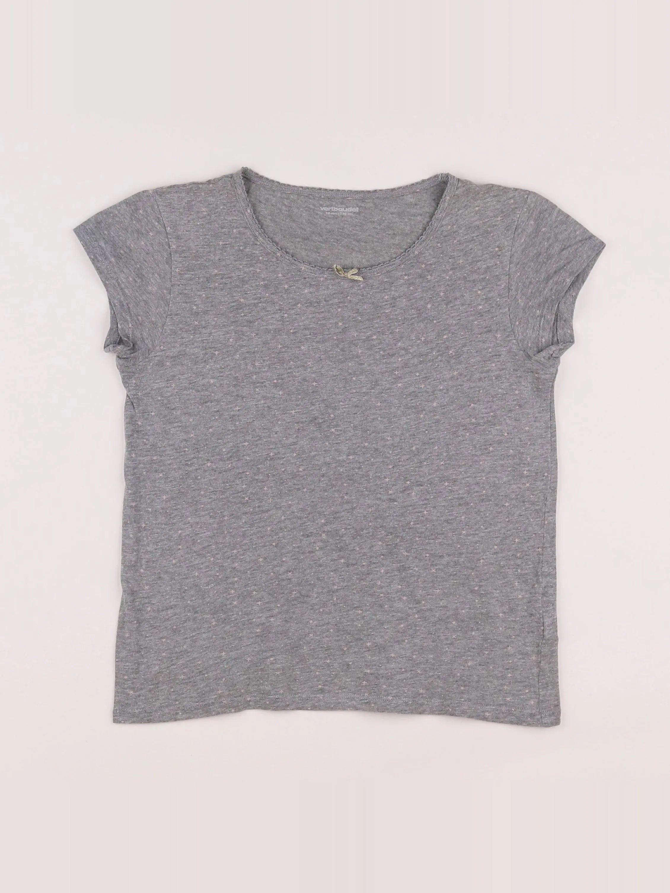 Vertbaudet - maillot de corps gris - 10 ans