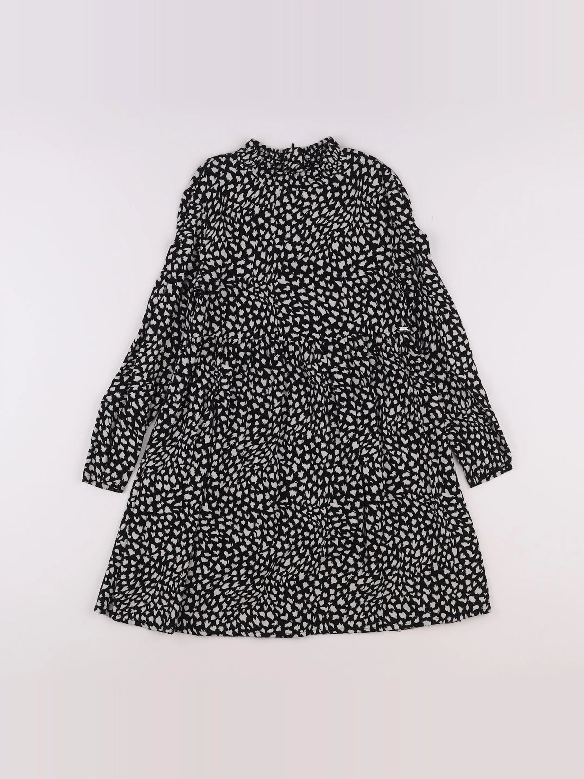 IKKS - robe blanc, noir - 8 ans