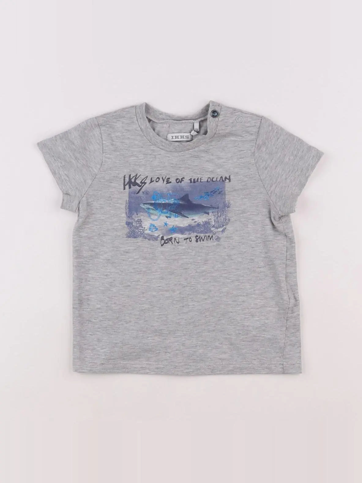 IKKS - tee-shirt gris - 18 mois