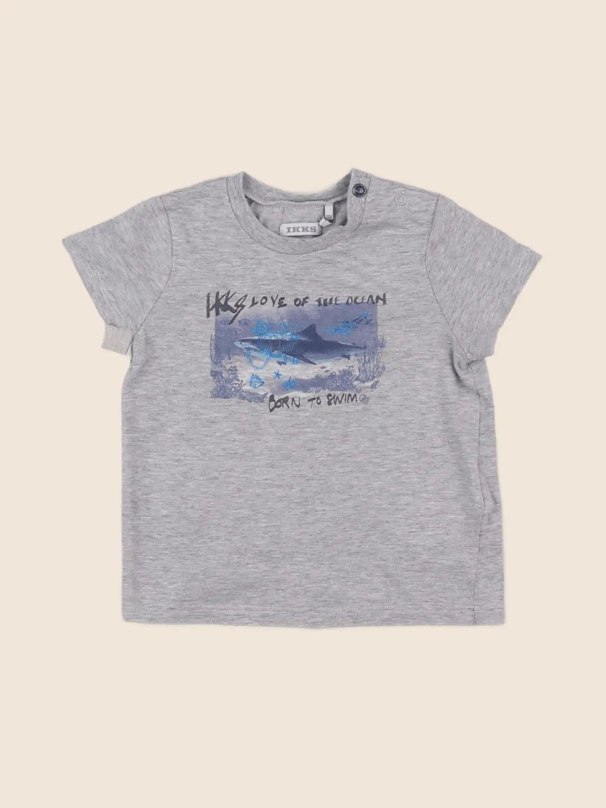 IKKS - tee-shirt gris - 18 mois