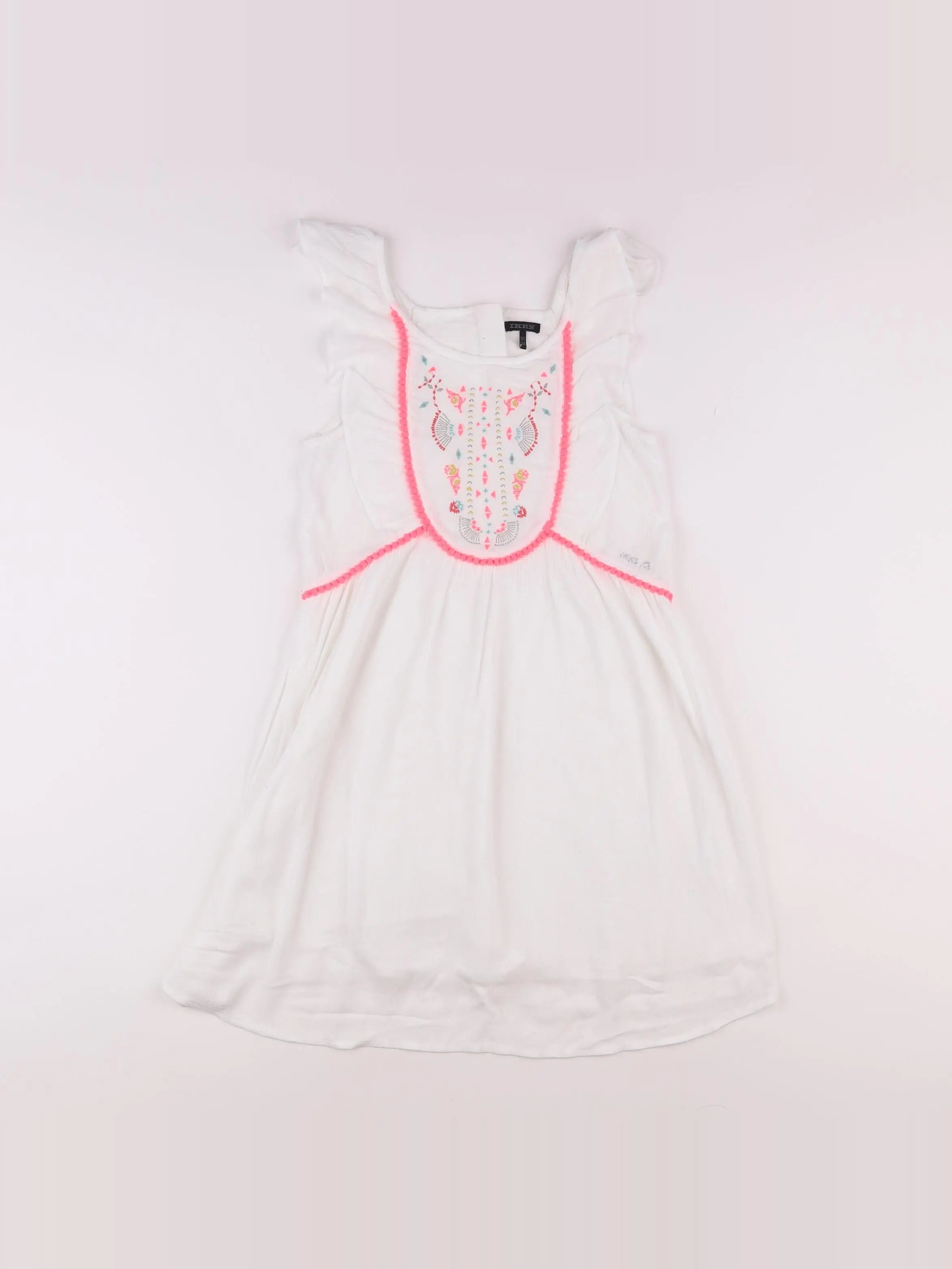 IKKS - blouse blanc - 10 ans