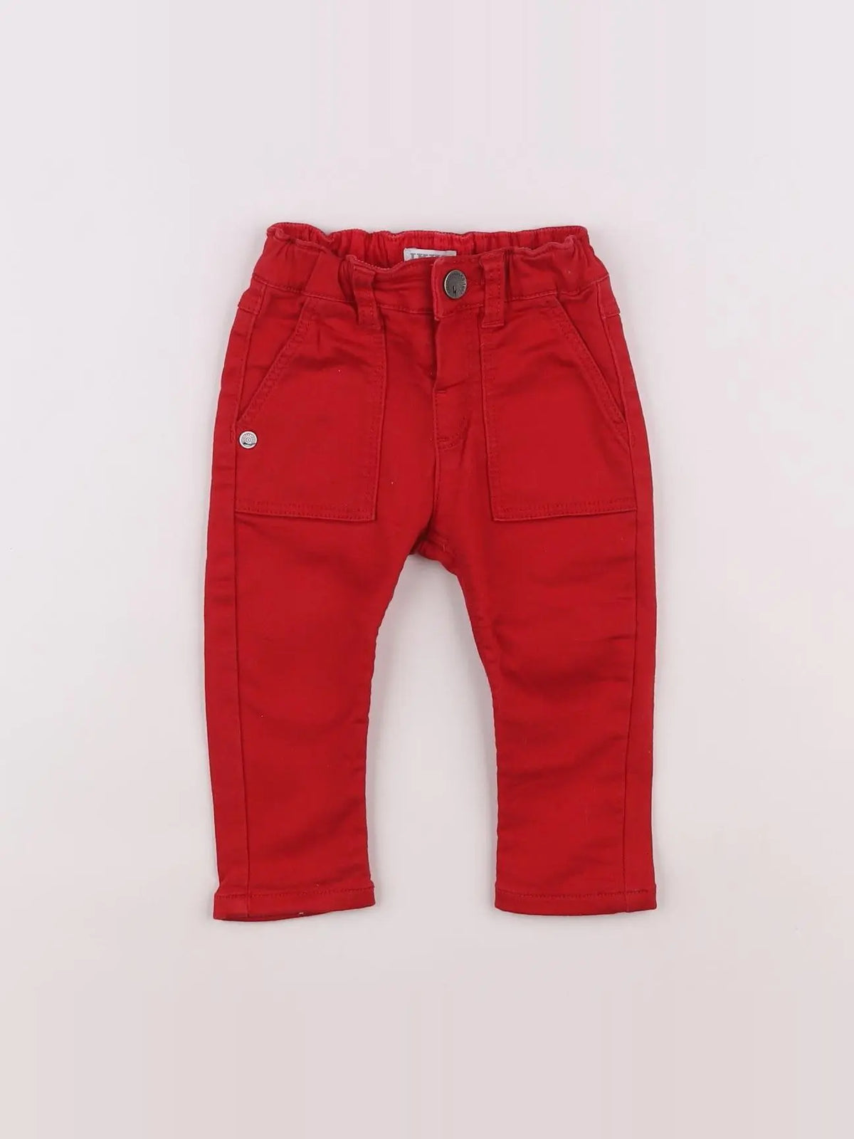IKKS - pantalon rouge - 12 mois