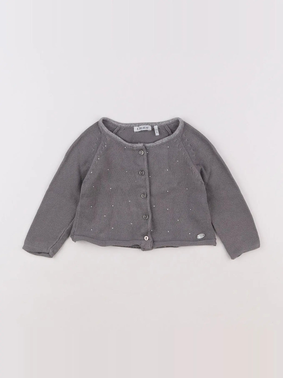 IKKS - gilet gris - 12 mois