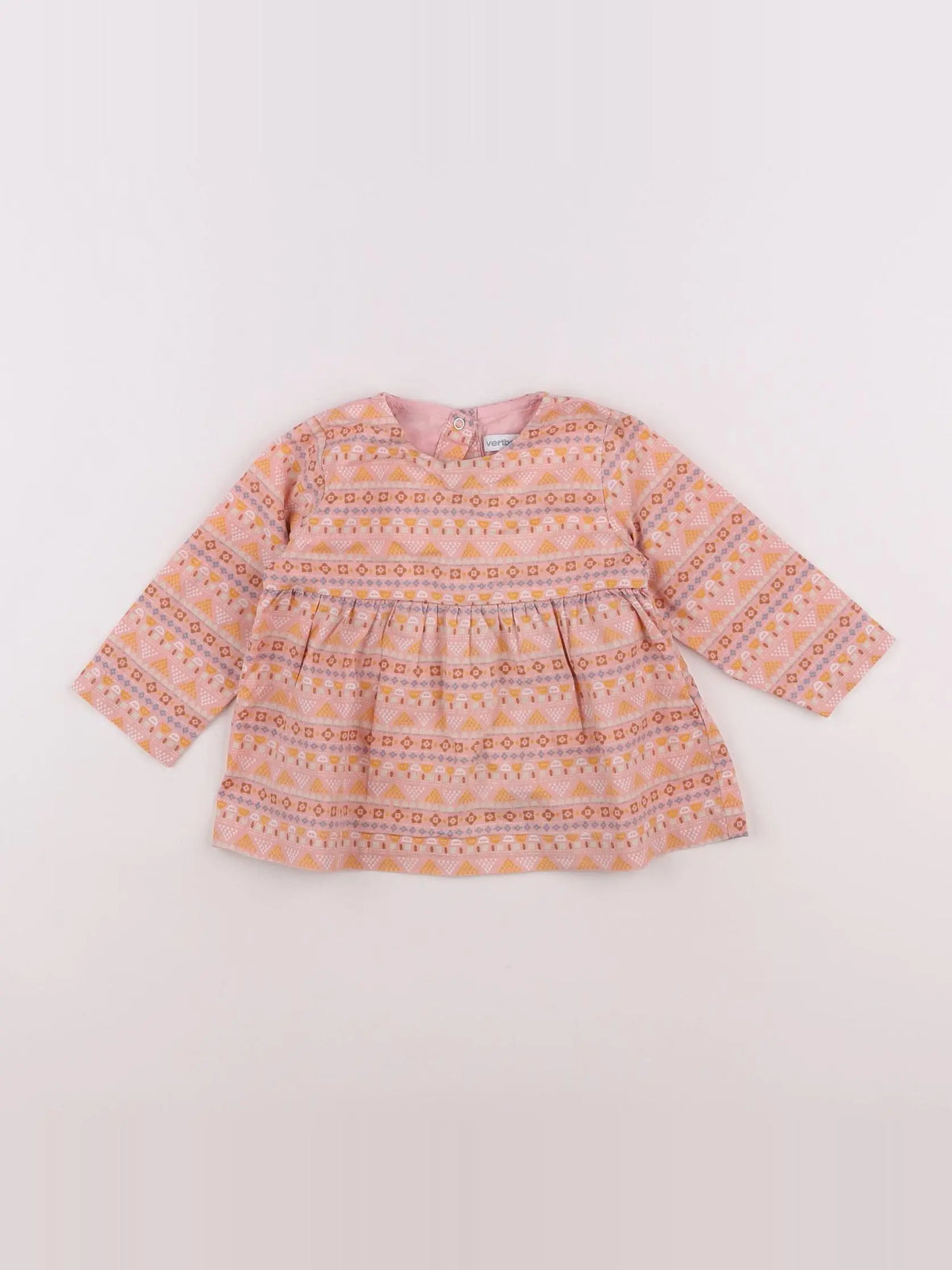 Vertbaudet - blouse rose - 12 mois