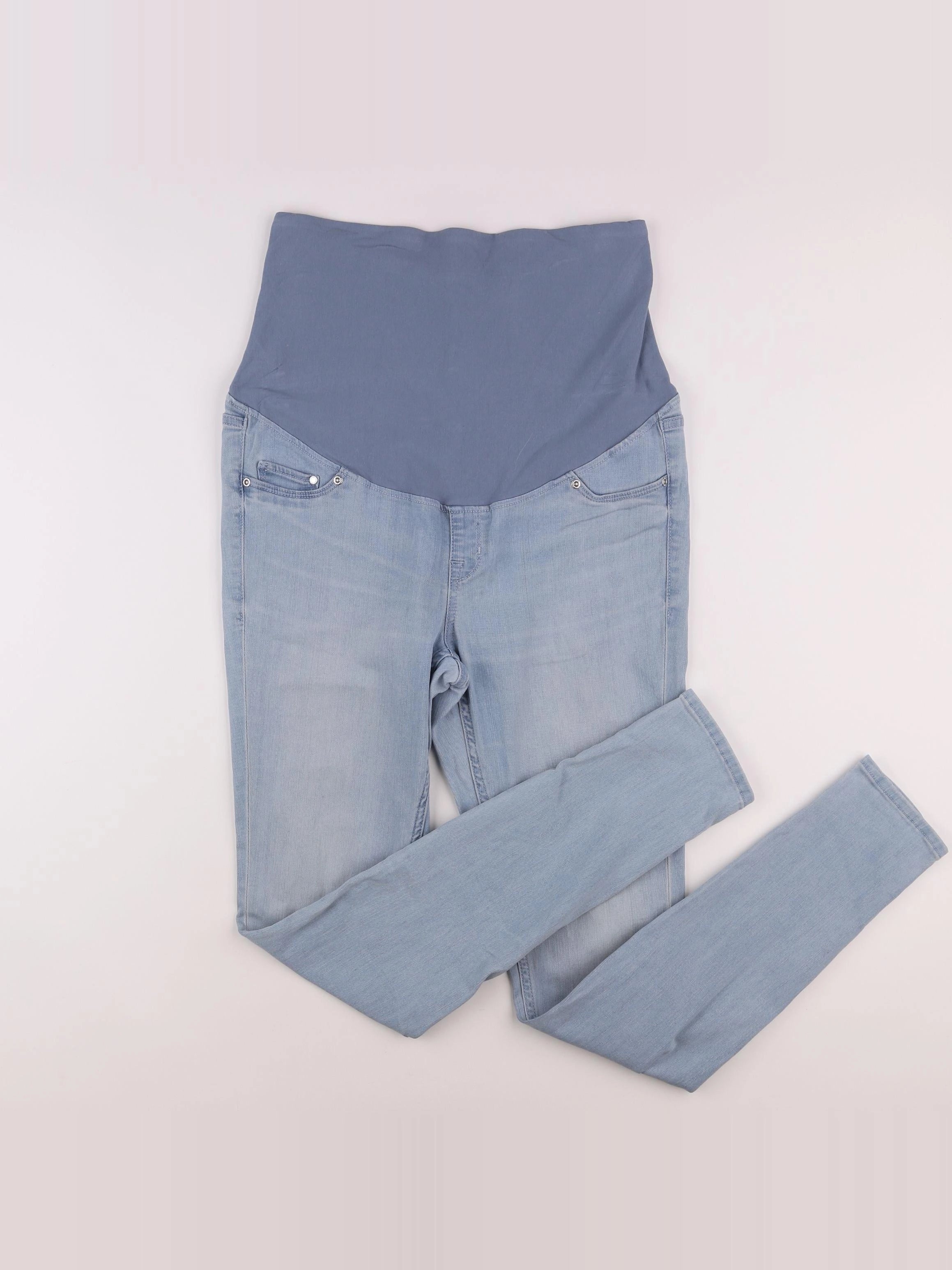 H&M - jean grossesse bleu - 40 à 42