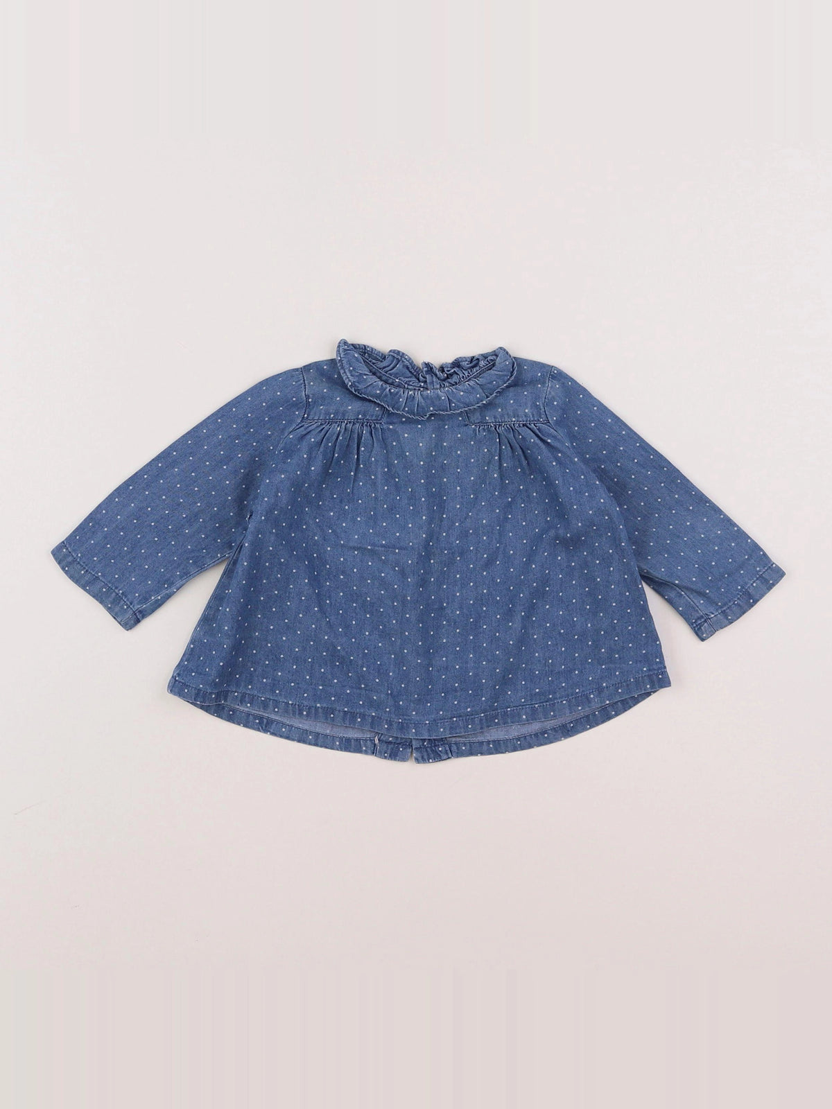Boutchou - blouse bleu - 6 mois