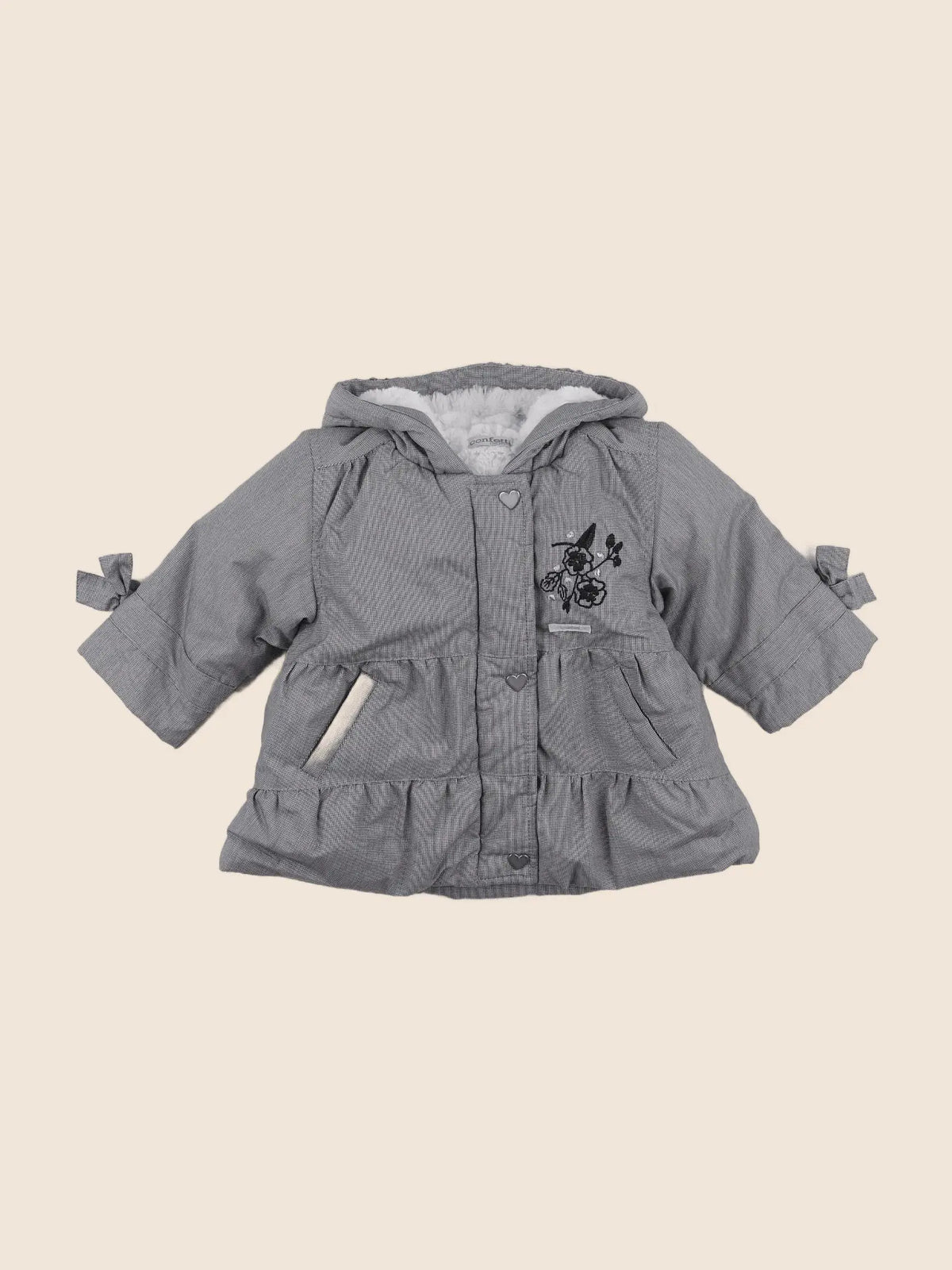 Absorba - manteau gris - 6 mois