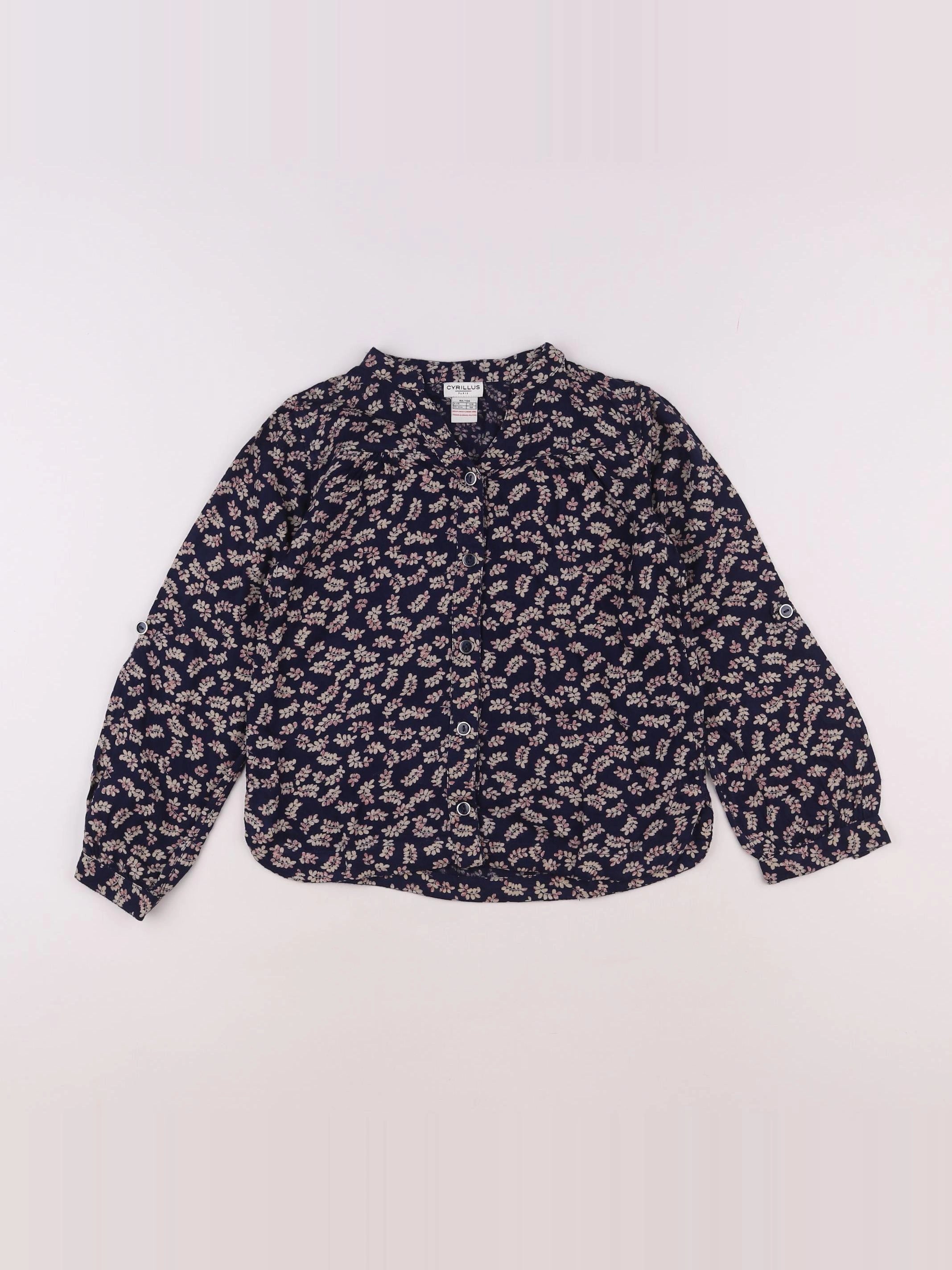 Cyrillus - blouse bleu - 8 ans