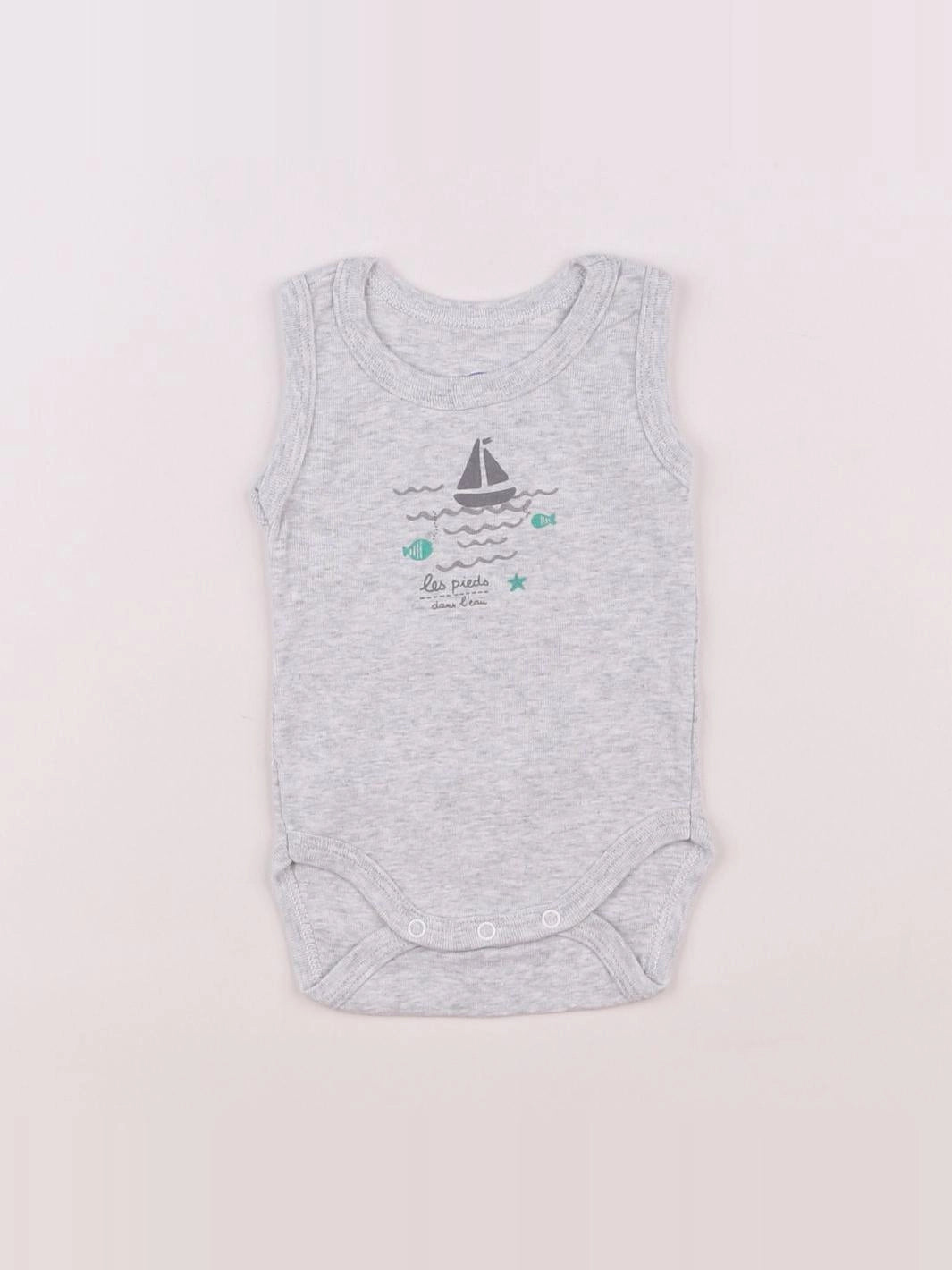 Absorba - body gris - 3 mois