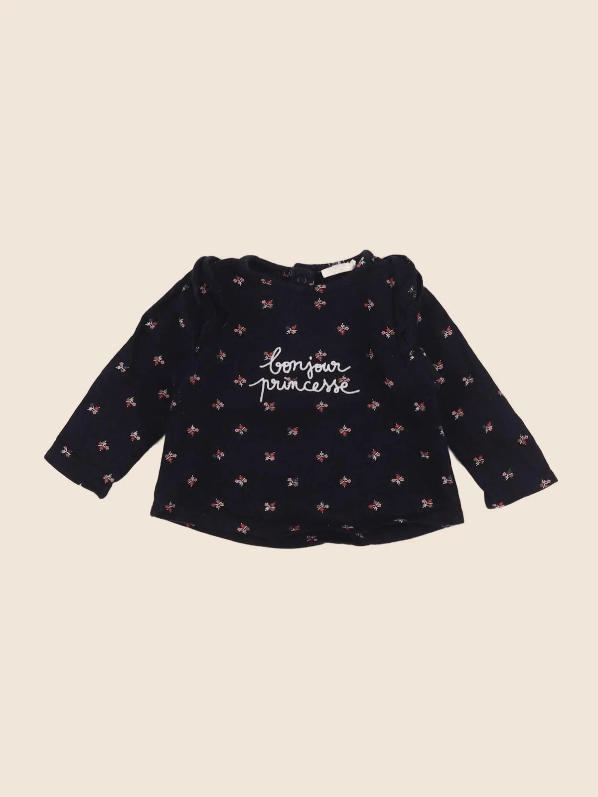 Boutchou - sweat bleu - 12 mois