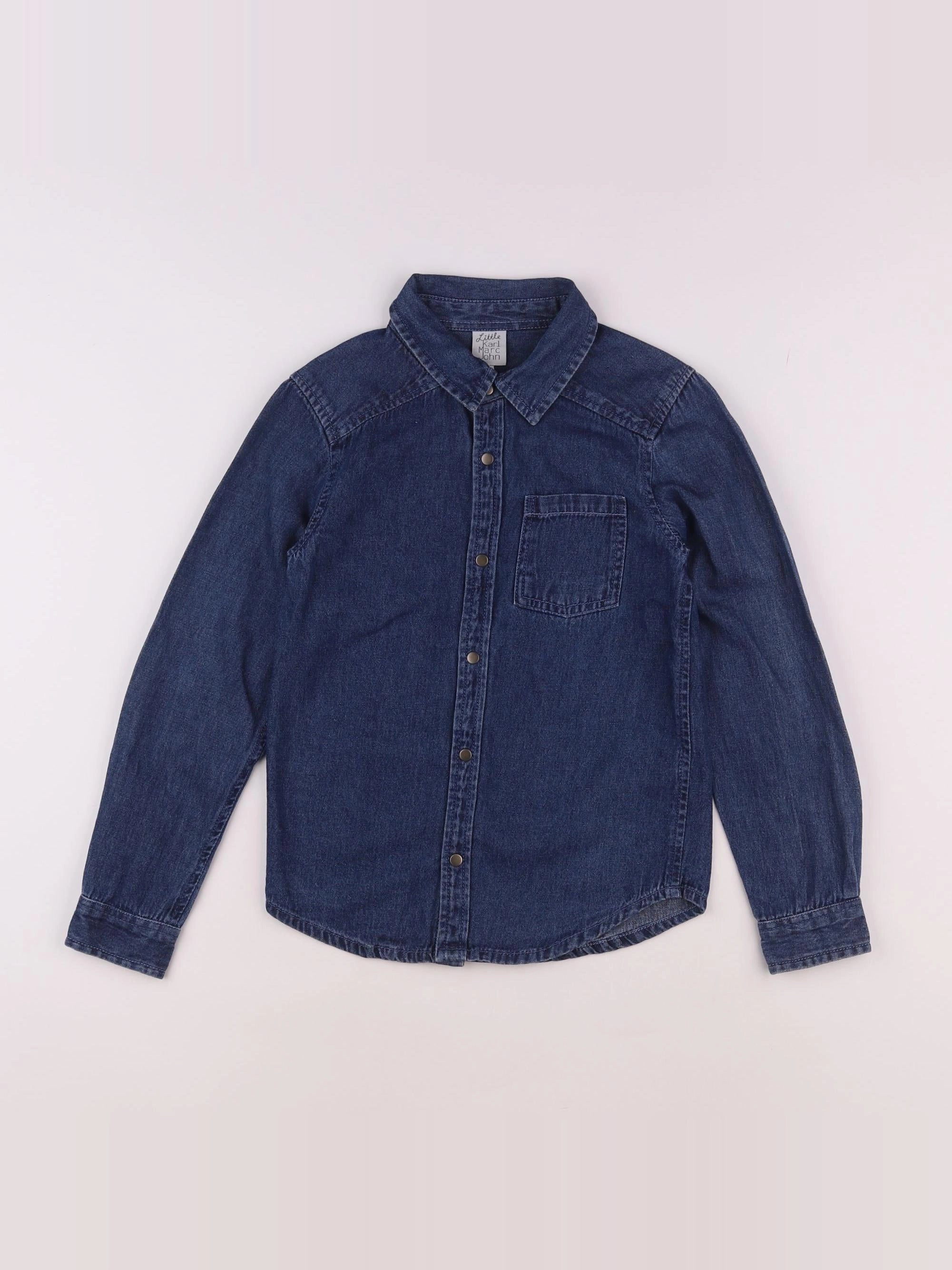 Little Karl Marc John - chemise bleu - 8 ans