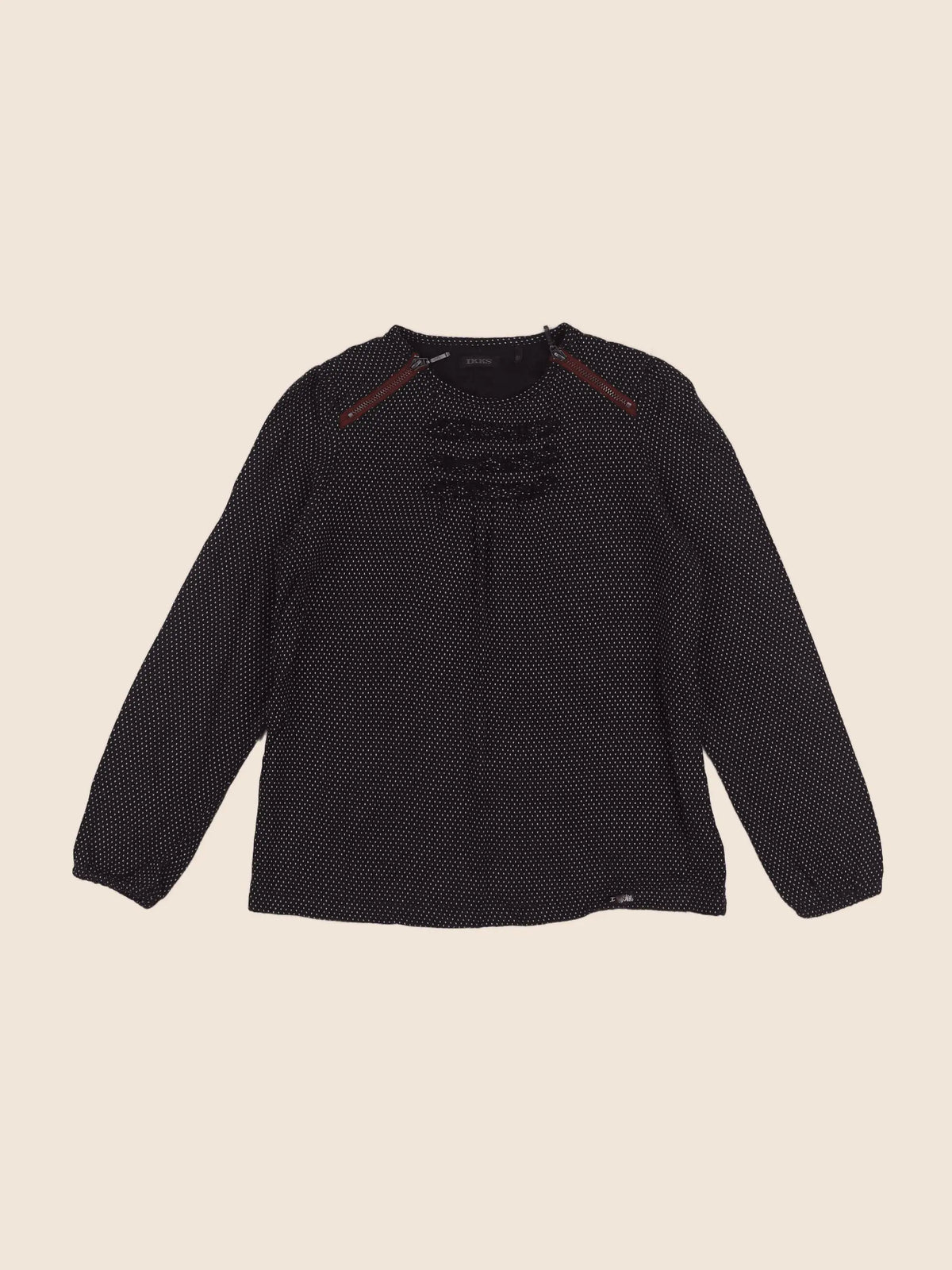 IKKS - blouse noir - 8 ans
