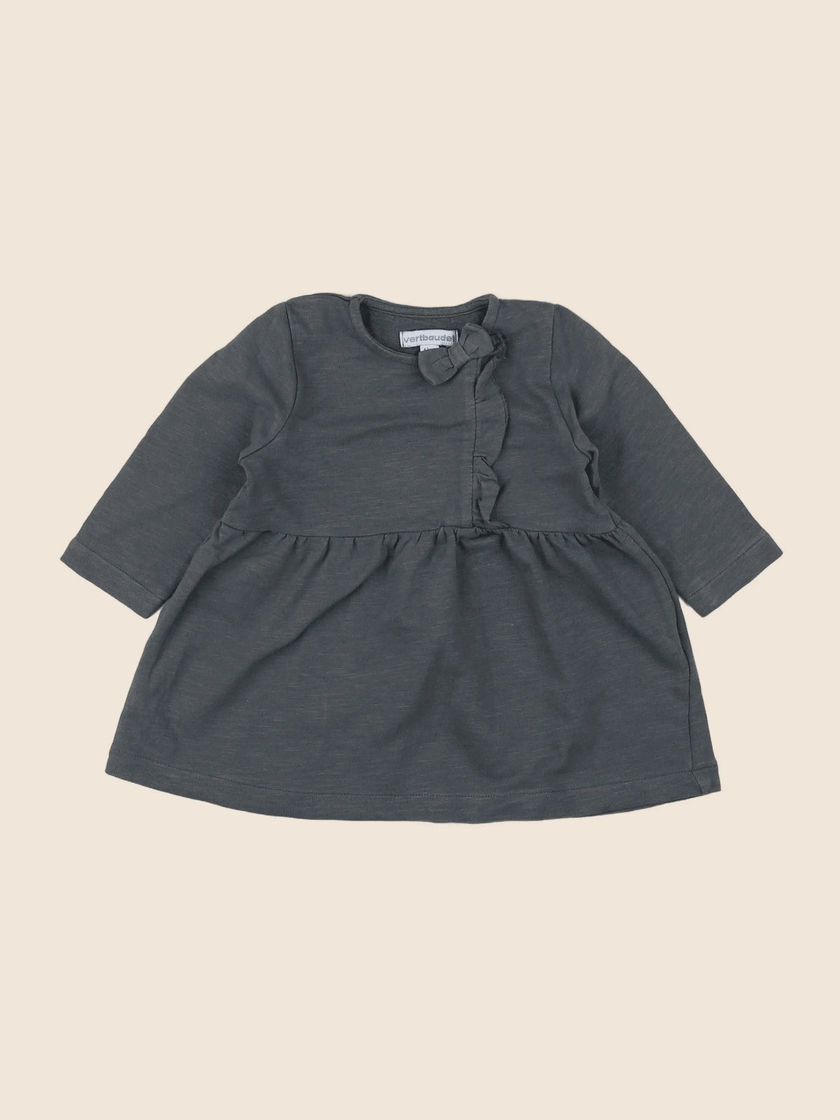 Vertbaudet - robe vert - 6 mois