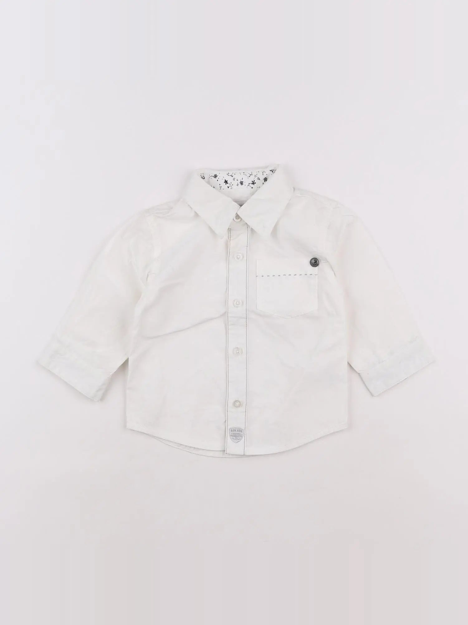 Absorba - chemise blanc - 6 mois