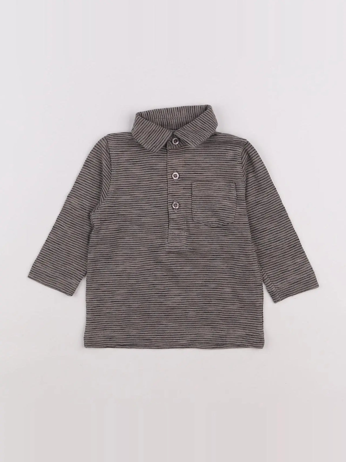 Boutchou - polo gris - 6 mois