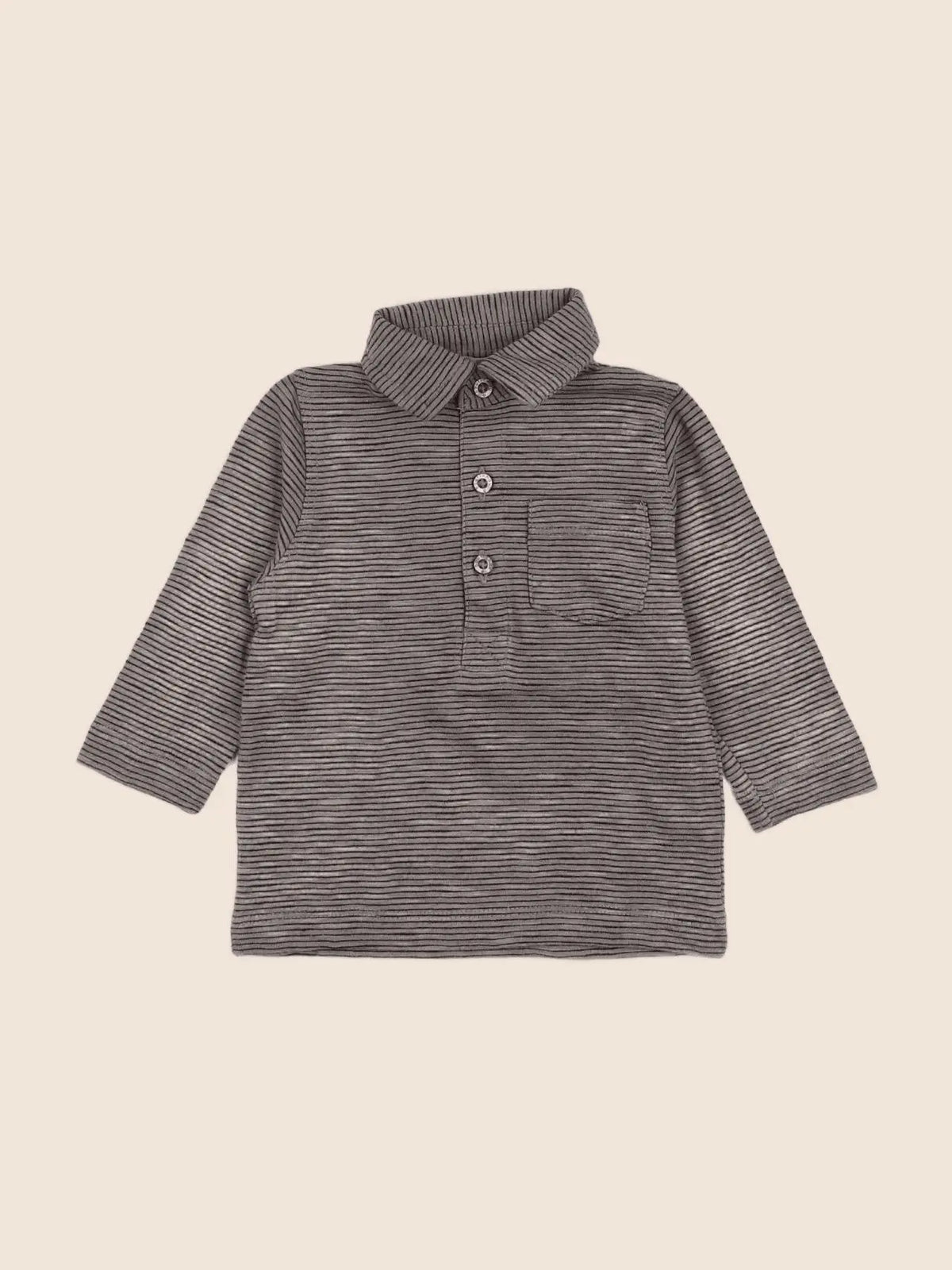 Boutchou - polo gris - 6 mois