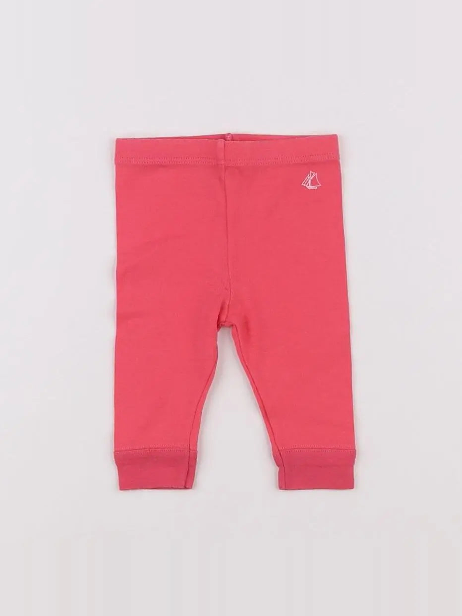 Petit Bateau - legging rose - 3 mois