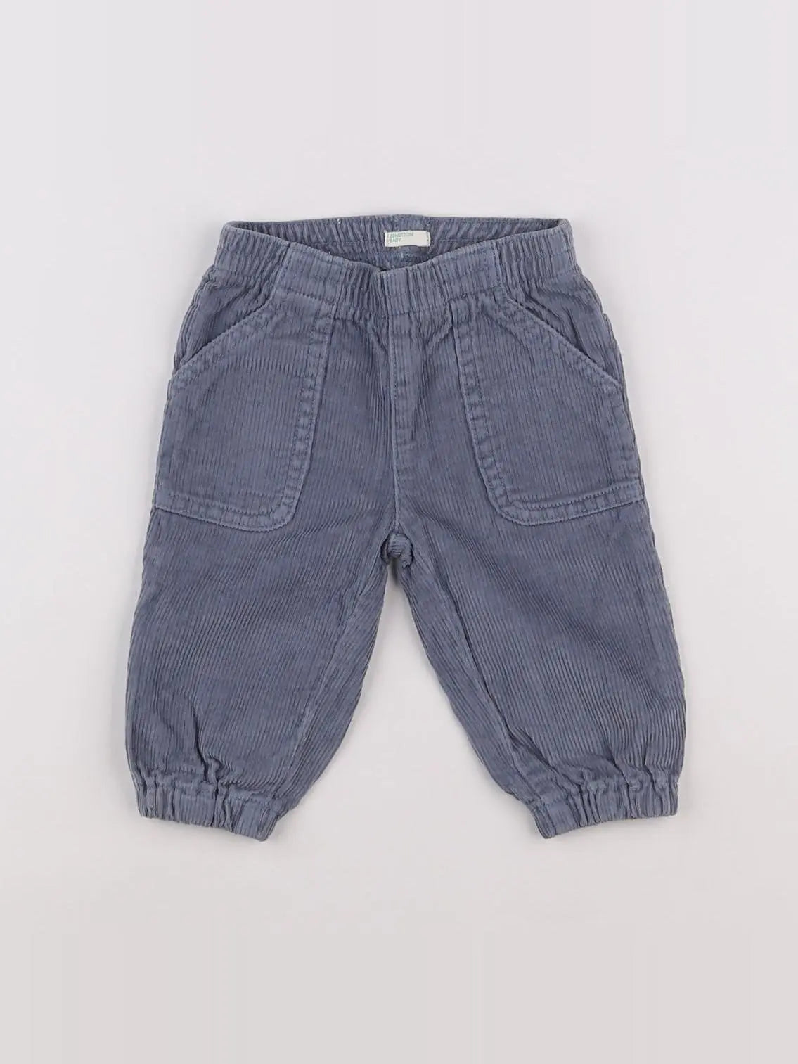 Benetton - pantalon bleu - 3/6 mois