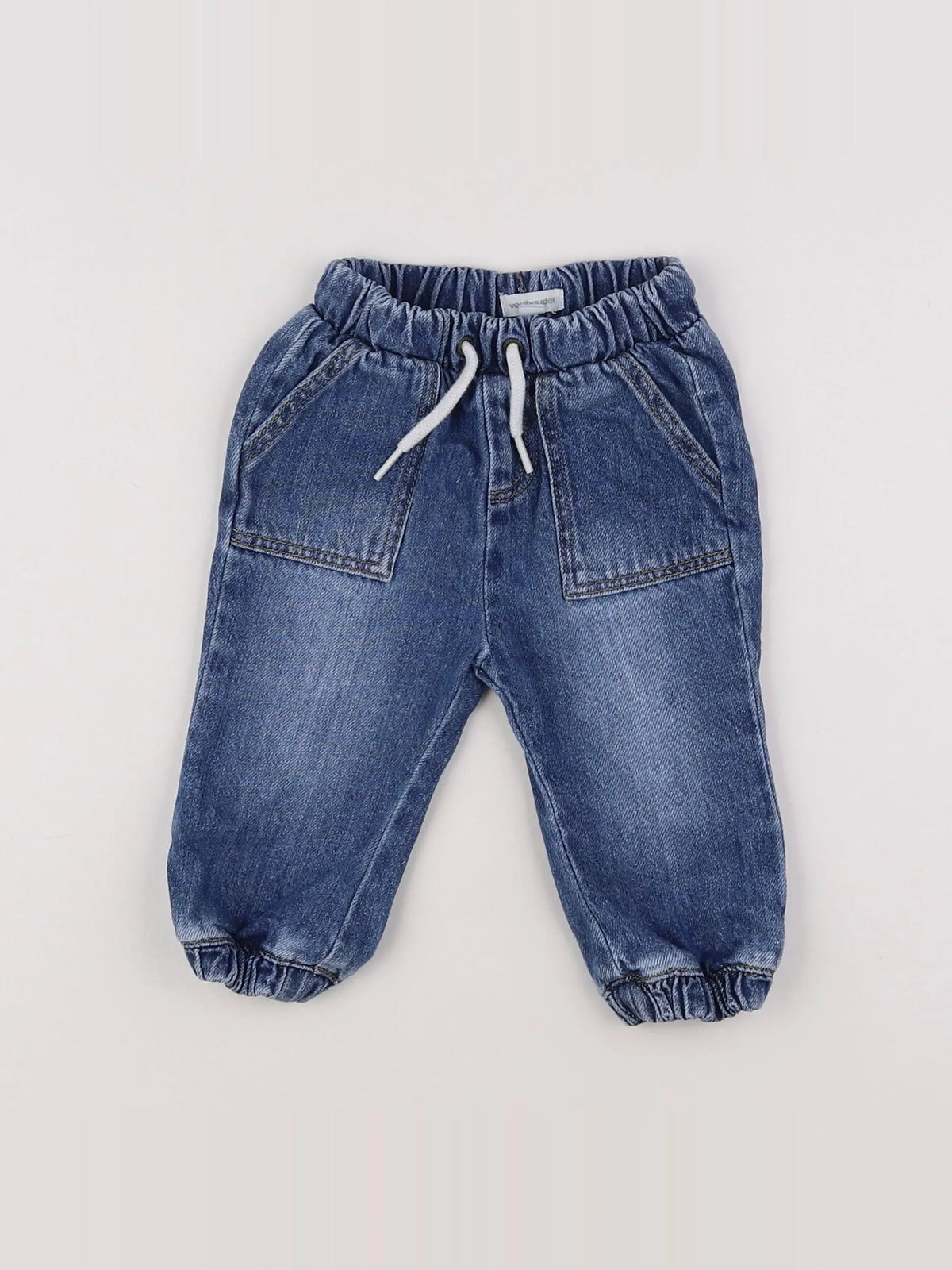 Vertbaudet - jean bleu - 6 mois