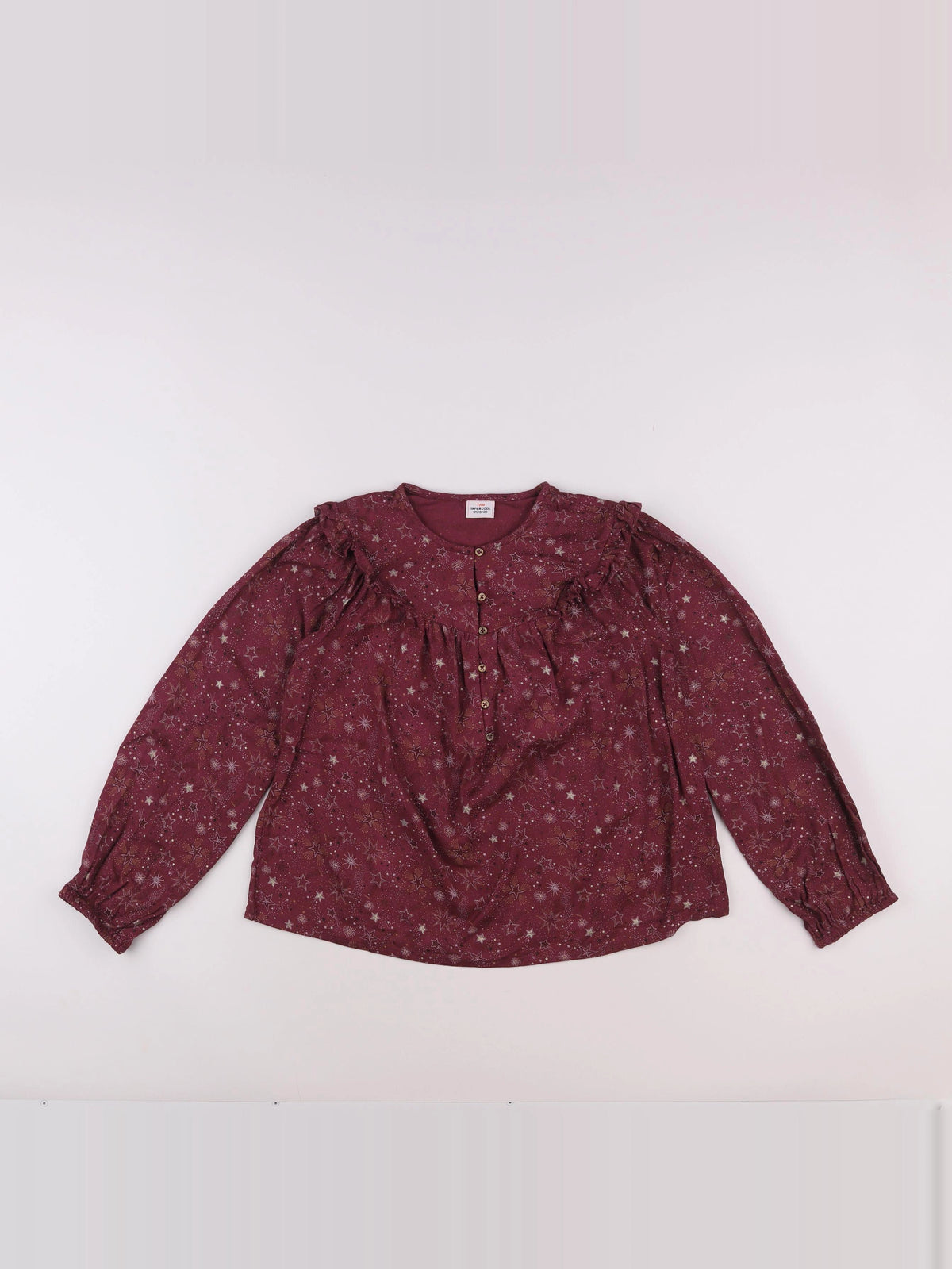 Tape à l'oeil - blouse rouge - 12 ans