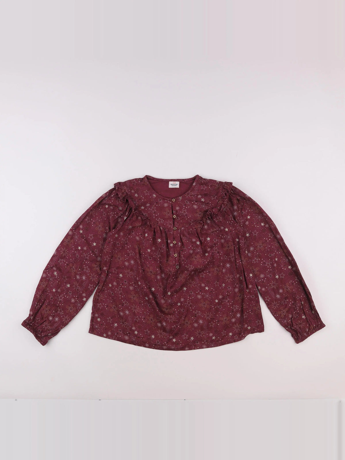 Tape à l'oeil - blouse rouge - 12 ans