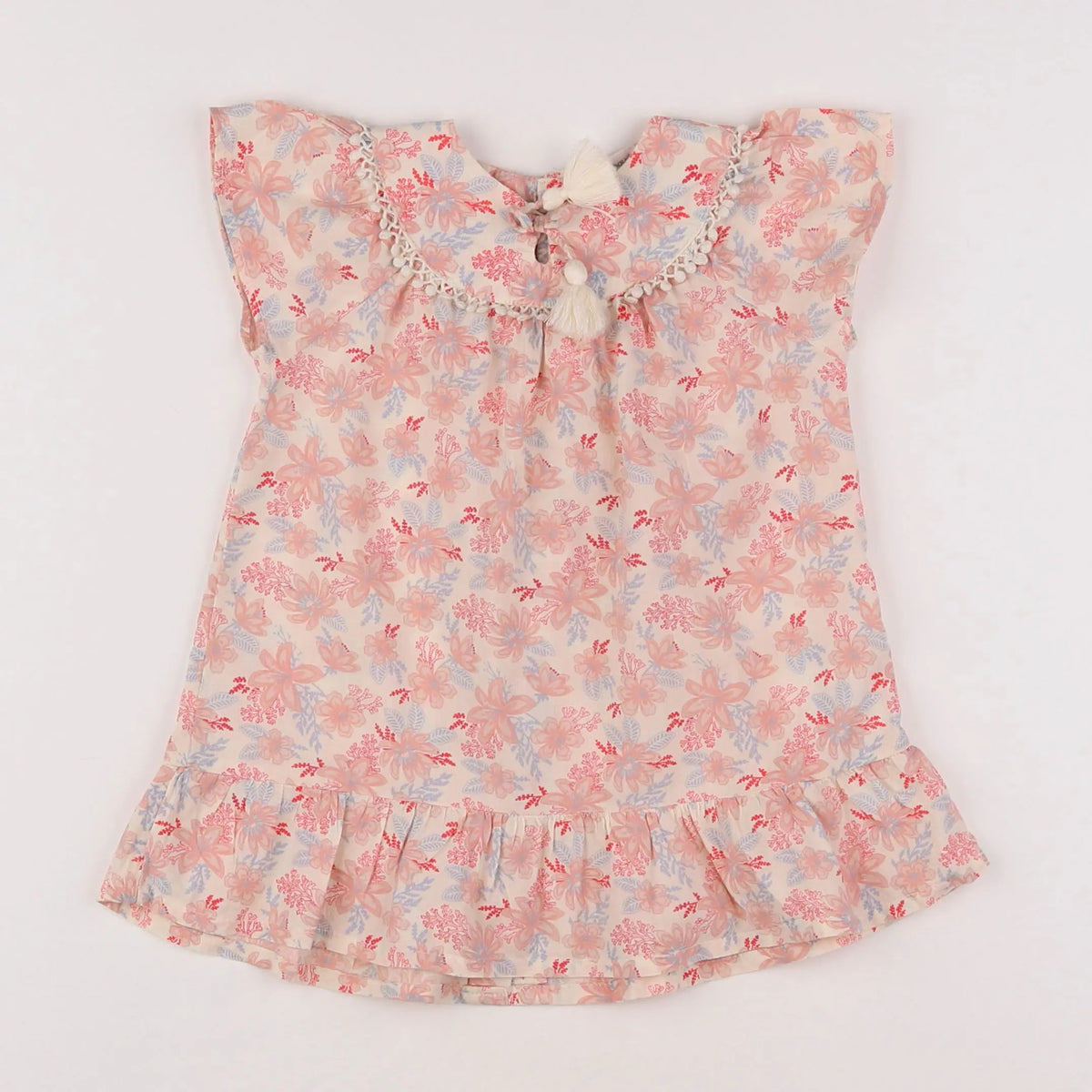 Vertbaudet - robe rose - 12 mois