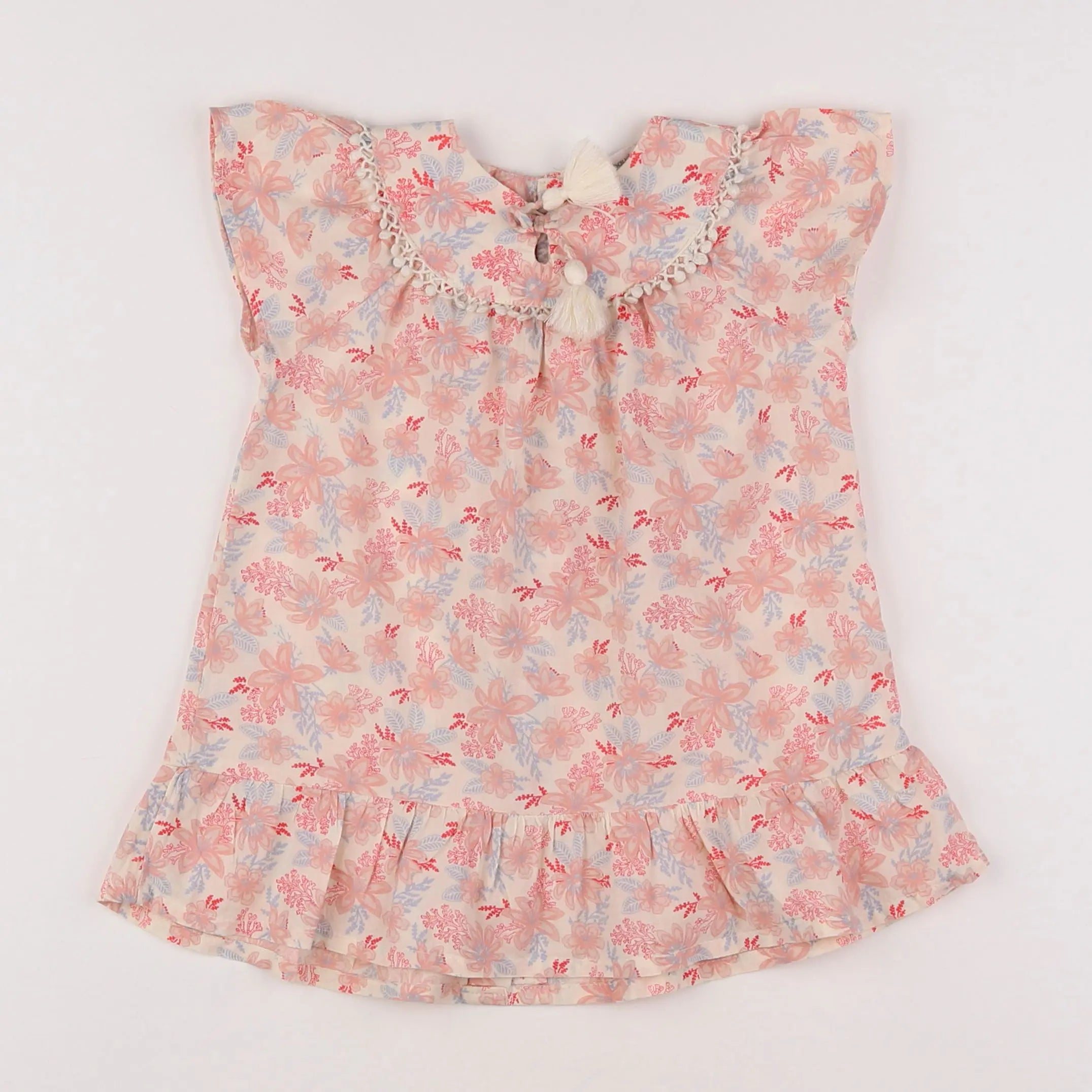 Vertbaudet - robe rose - 12 mois