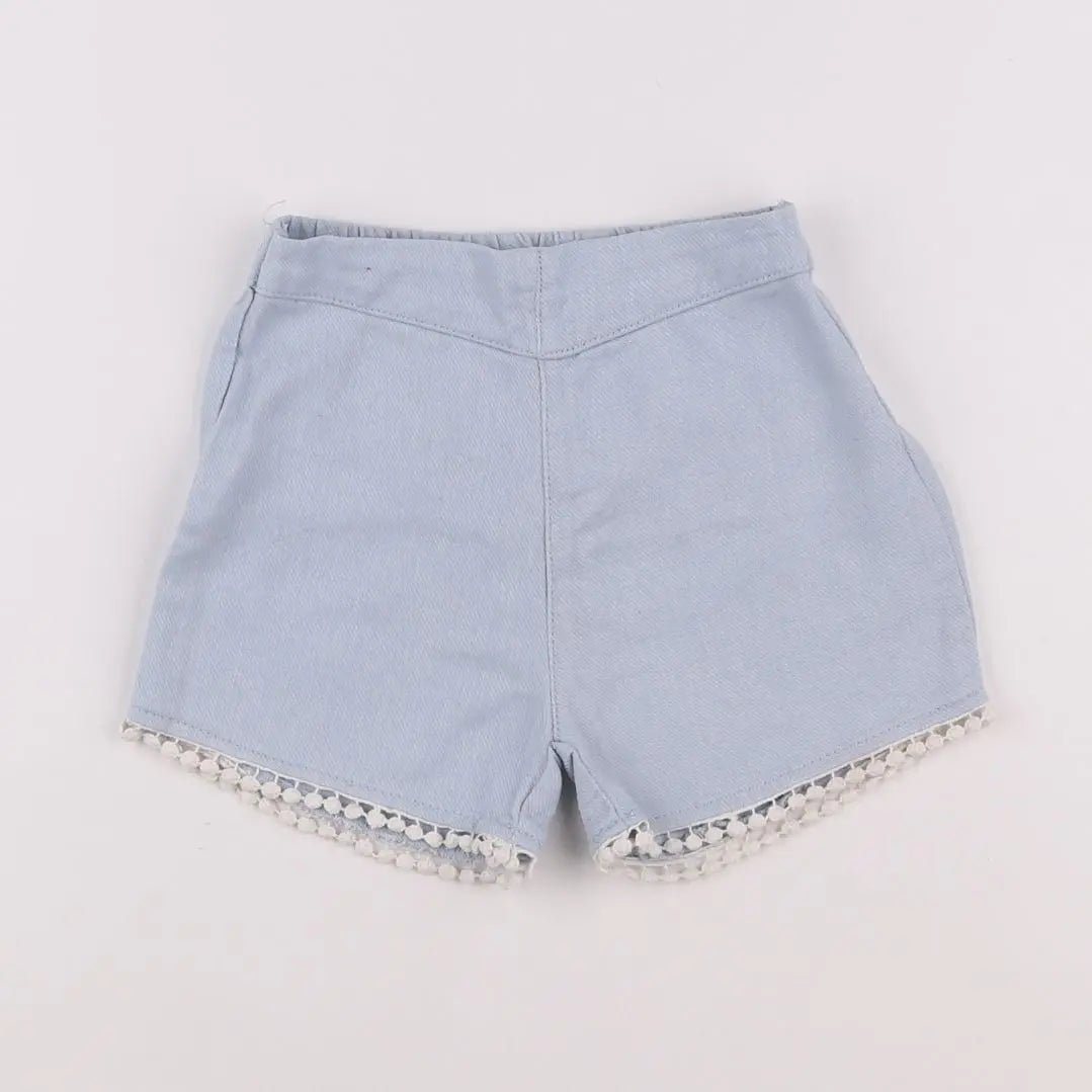 Vertbaudet - short bleu - 12 mois