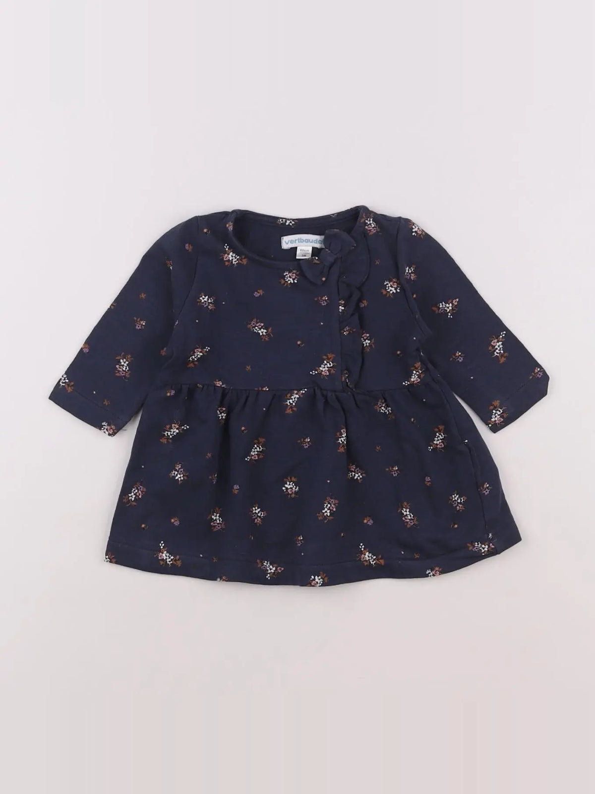 Vertbaudet - robe bleu - 3 mois