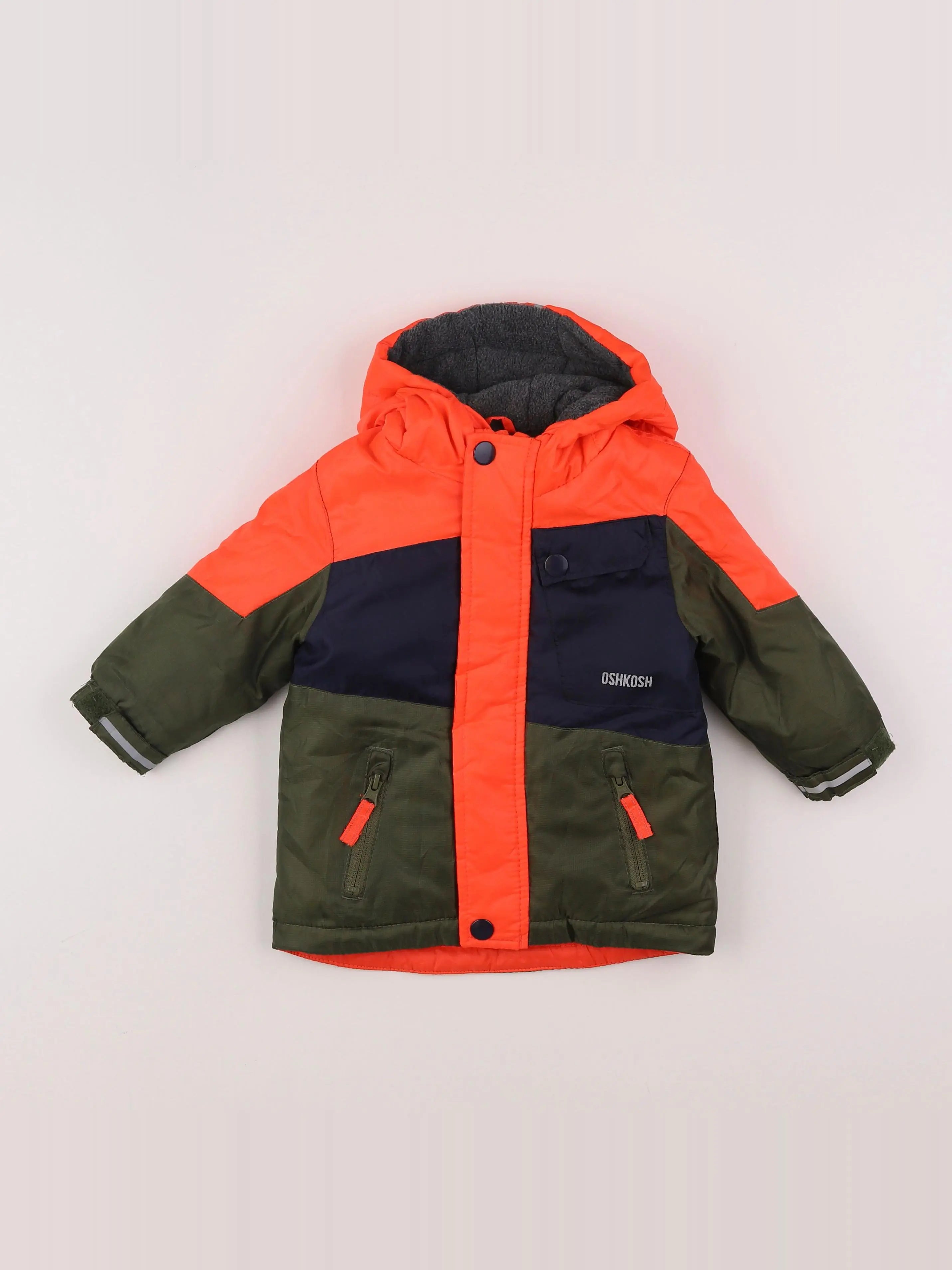 Oshkosh - parka vert - 12 mois