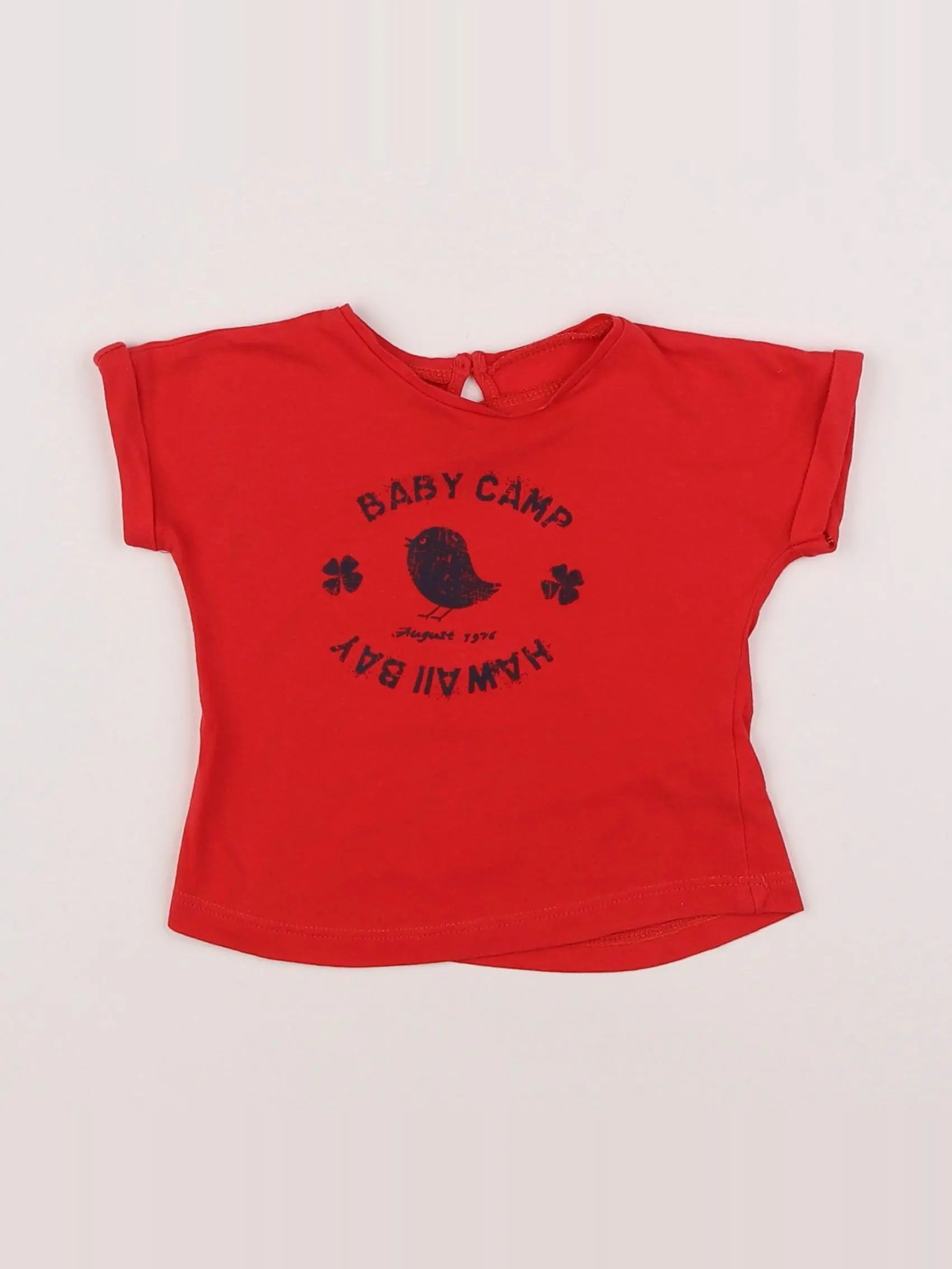 Boutchou - tee-shirt rouge - 9 mois