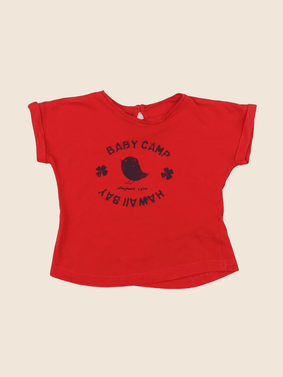 Boutchou - tee-shirt rouge - 9 mois