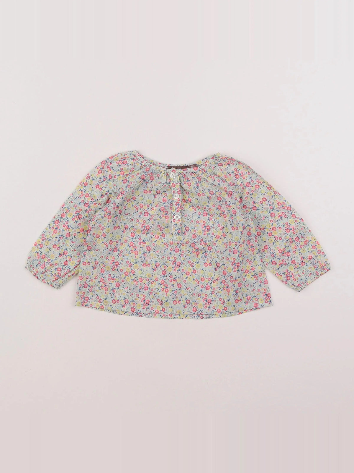Boutchou - blouse multicolore - 6 mois