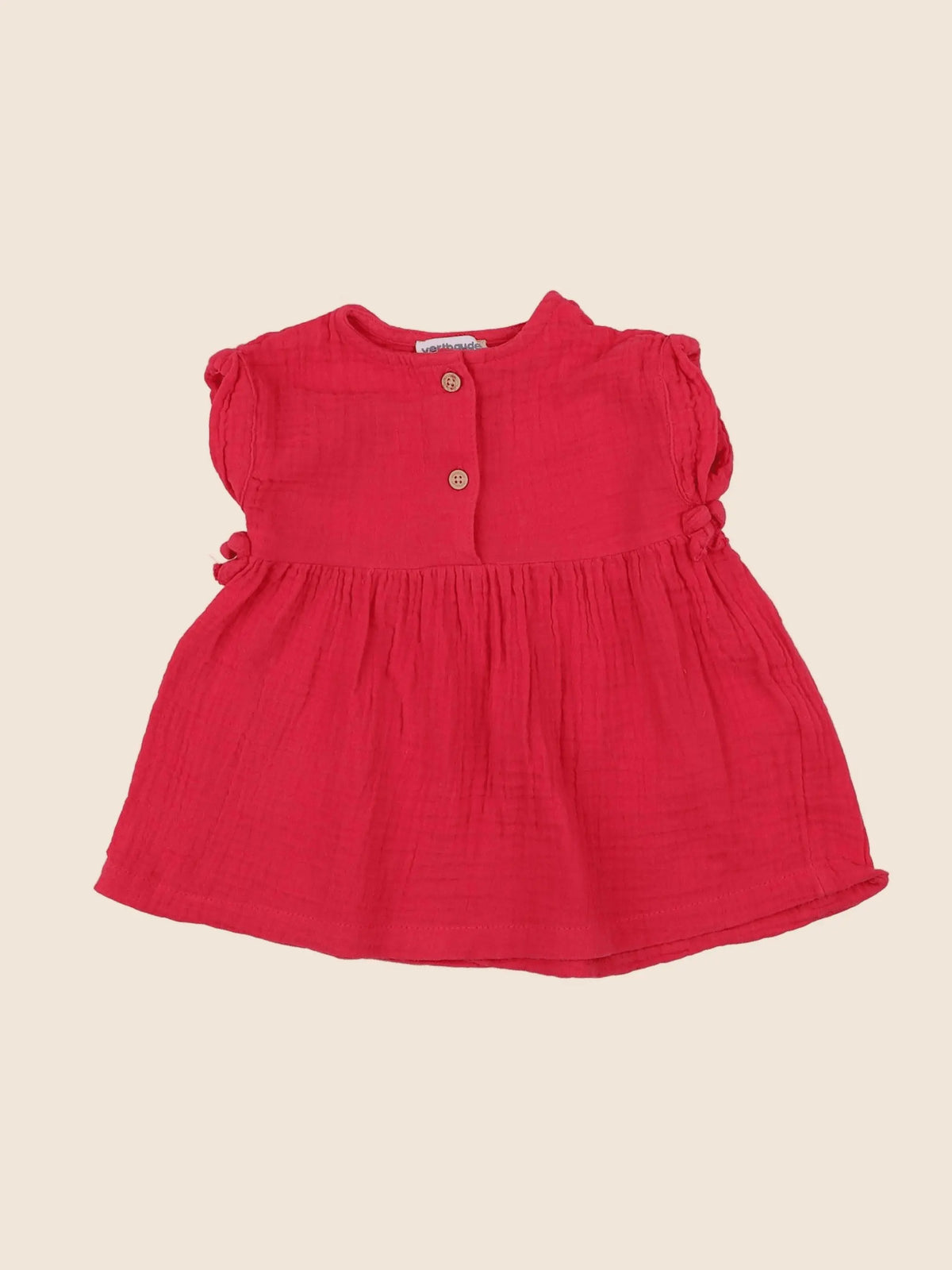 Vertbaudet - robe rose - 6 mois
