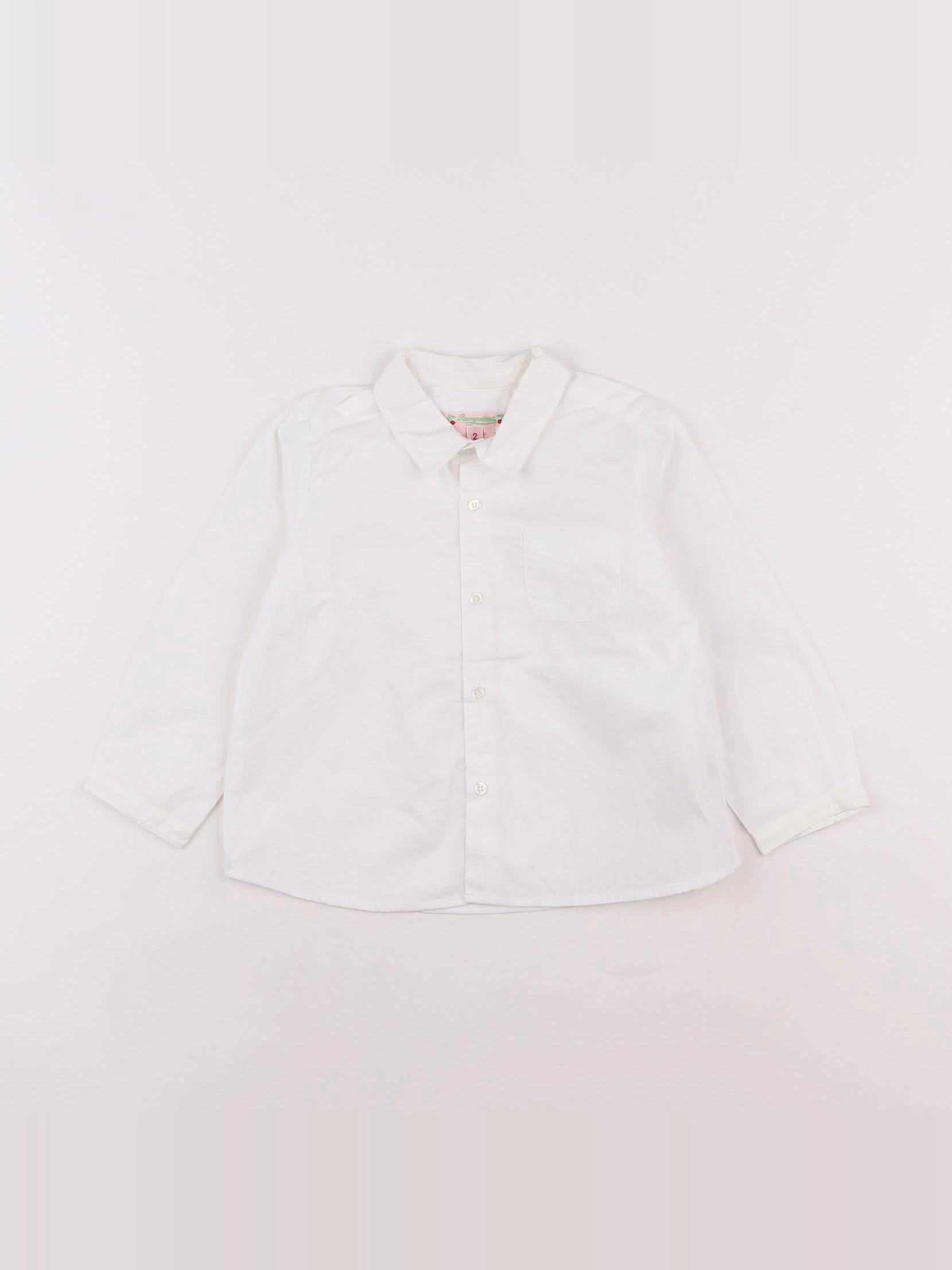 Bonpoint - chemise blanc - 6 mois