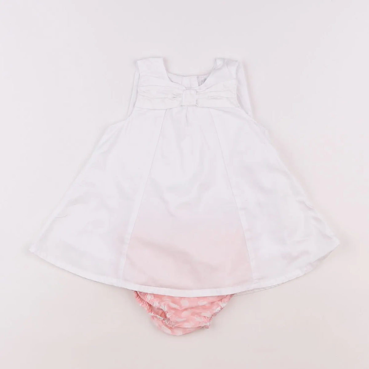 Vertbaudet - robe blanc - 6 mois