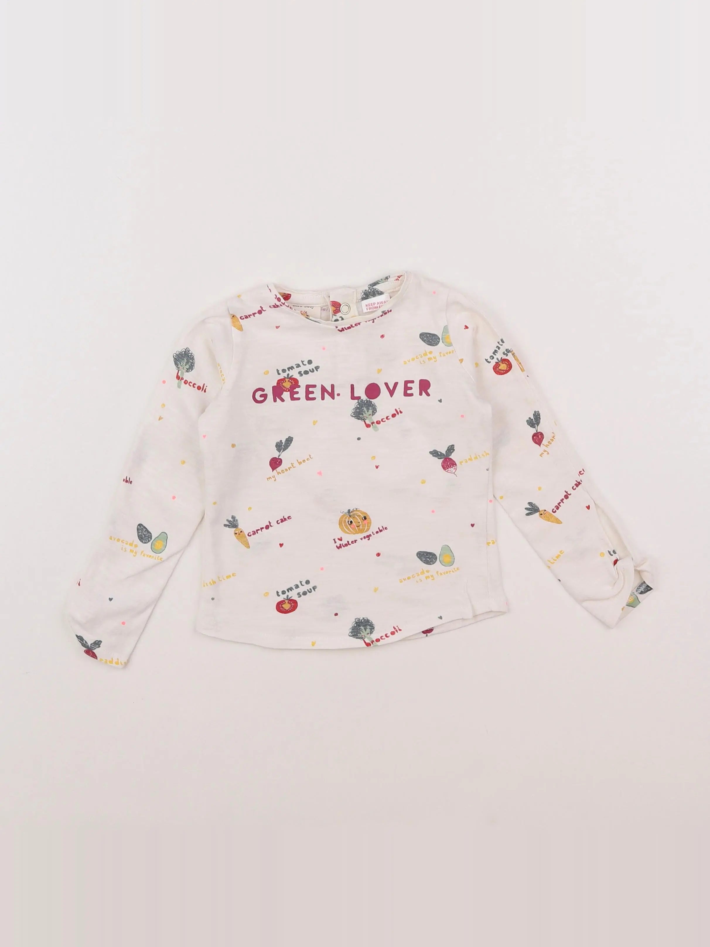 Zara - tee-shirt beige - 3/6 mois