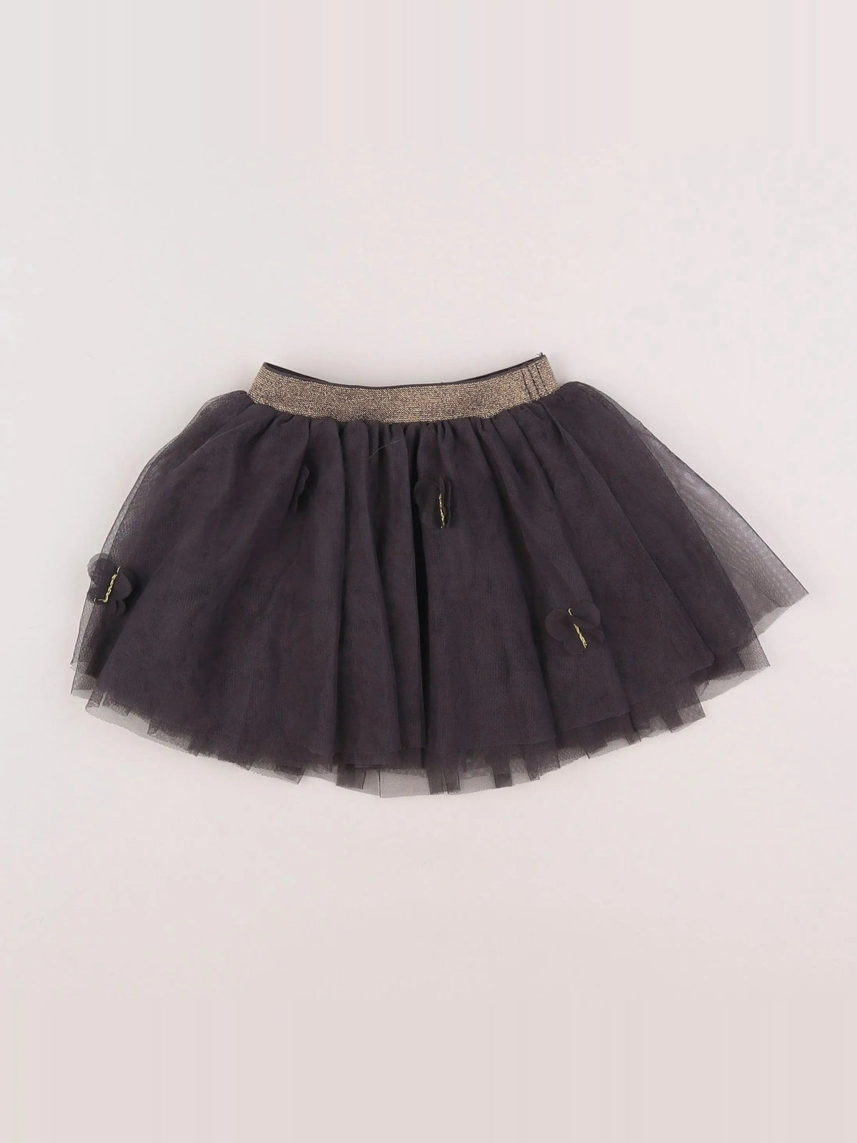 Tape à l'oeil - jupe gris, or - 6 mois