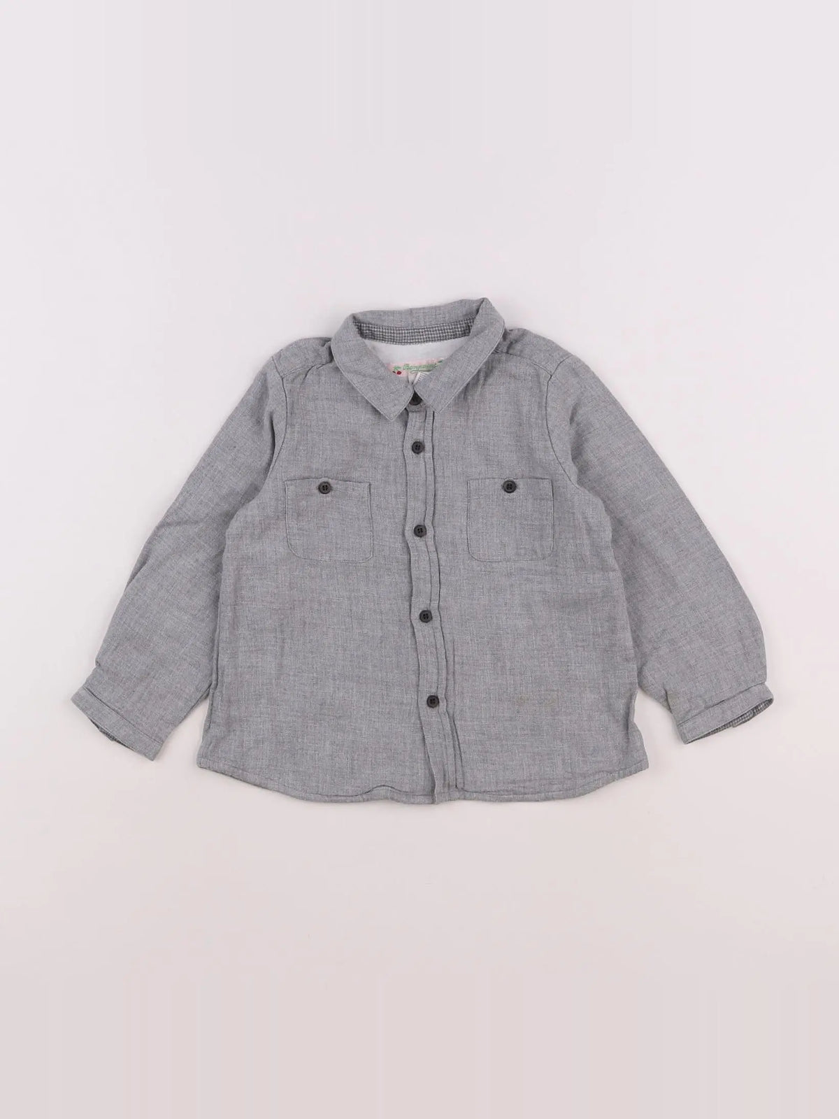 Bonpoint - chemise gris - 2 ans