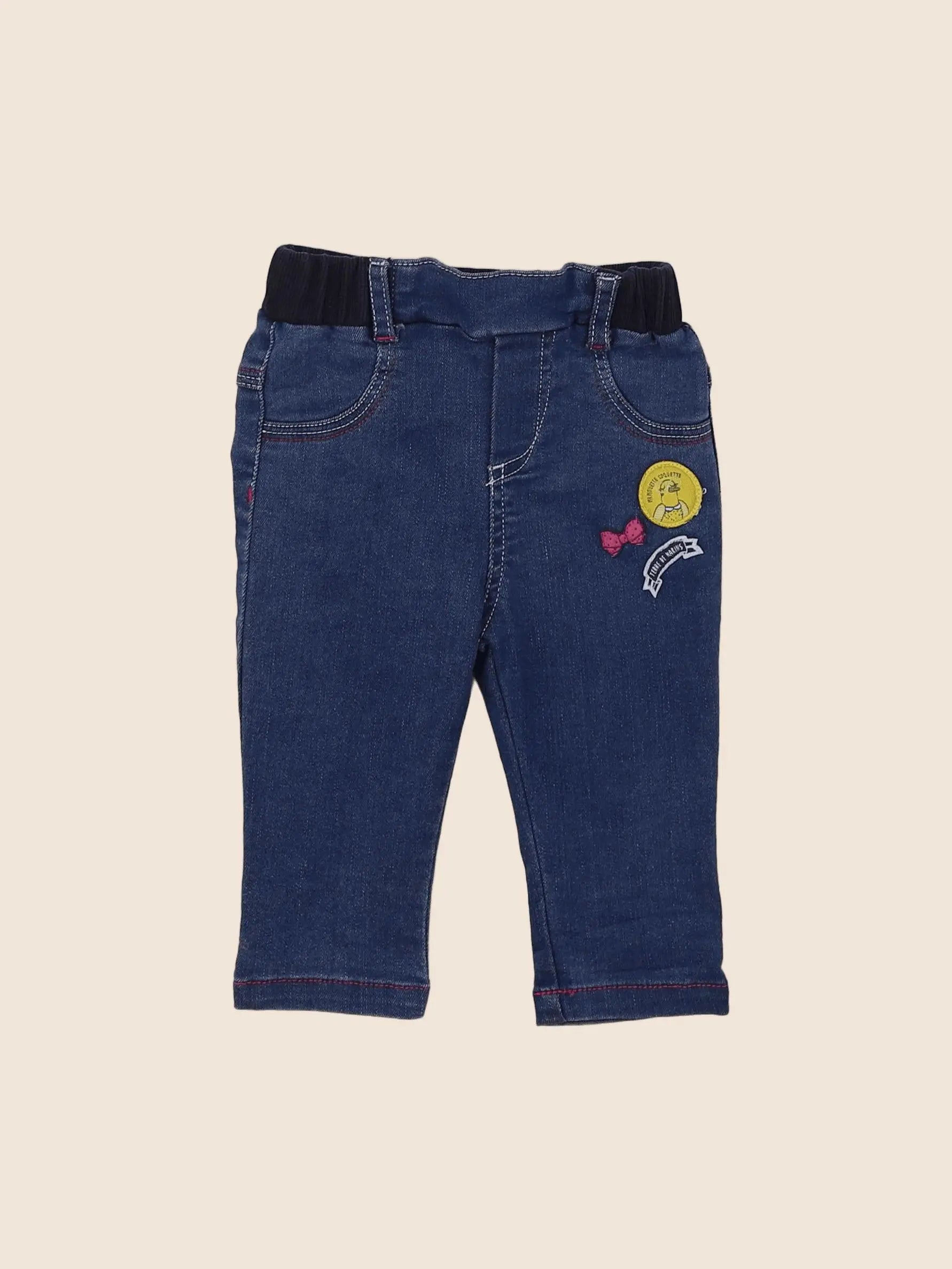 Terre de marins - jegging bleu - 6 mois