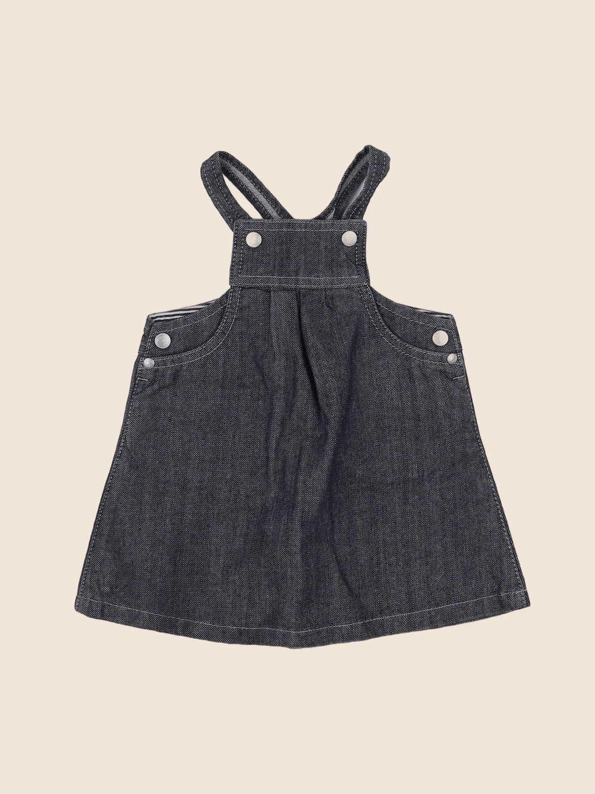 Petit Bateau - robe bleu - 6 mois