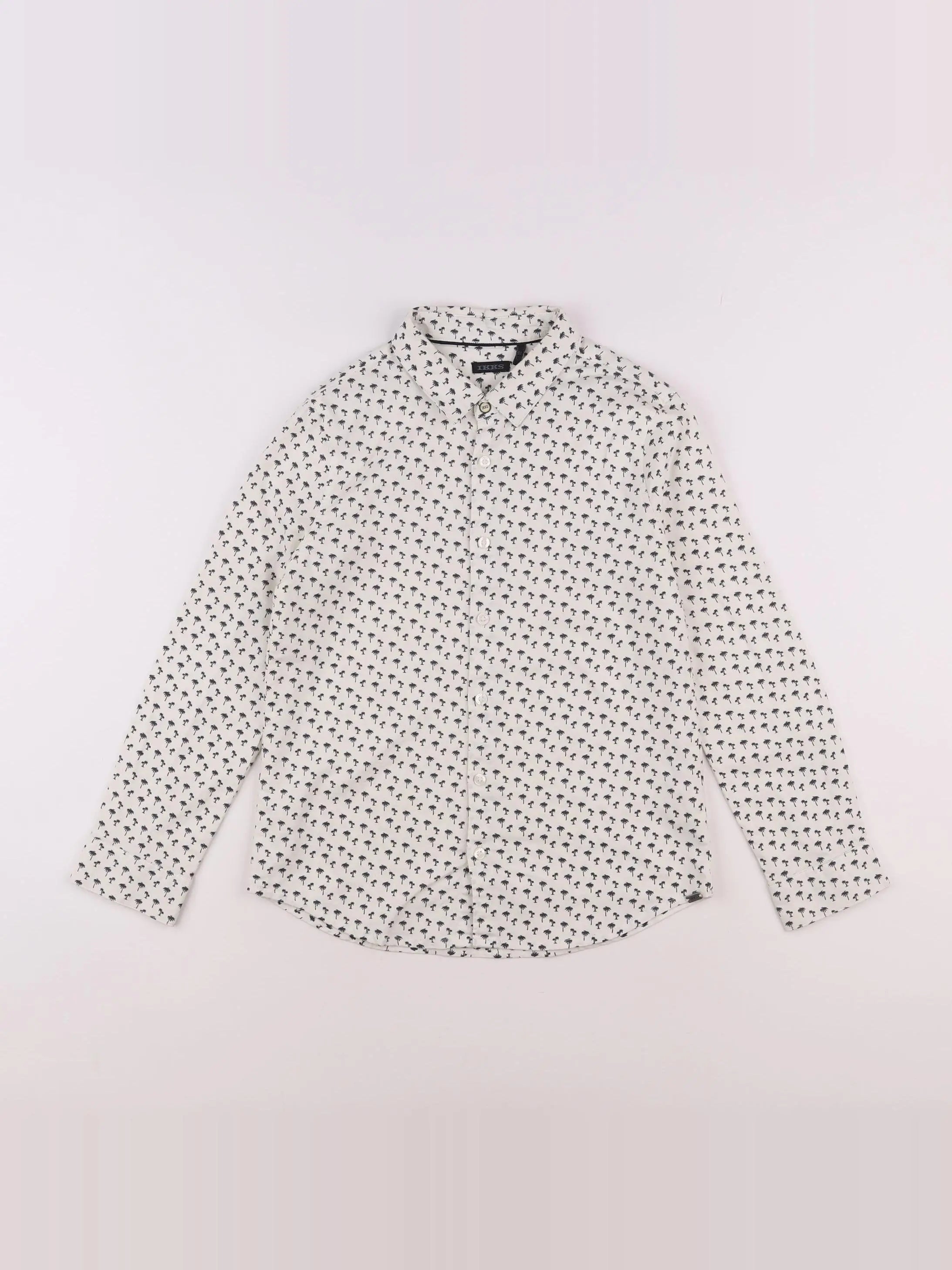 IKKS - chemise beige - 8 ans